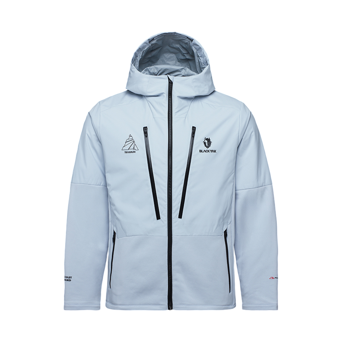 1BYJKFU015FR Black Yak Trail Running Polartec Woven Windbreaker Forest