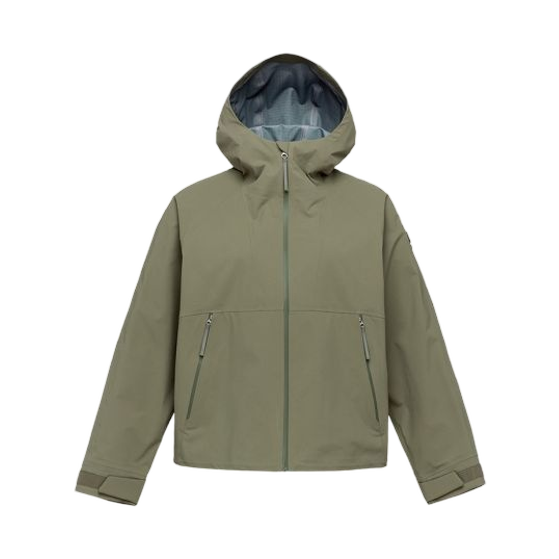 1BYJKFU510LH (W) Black Yak Travel Short Rain Jacket Light Khaki Beige