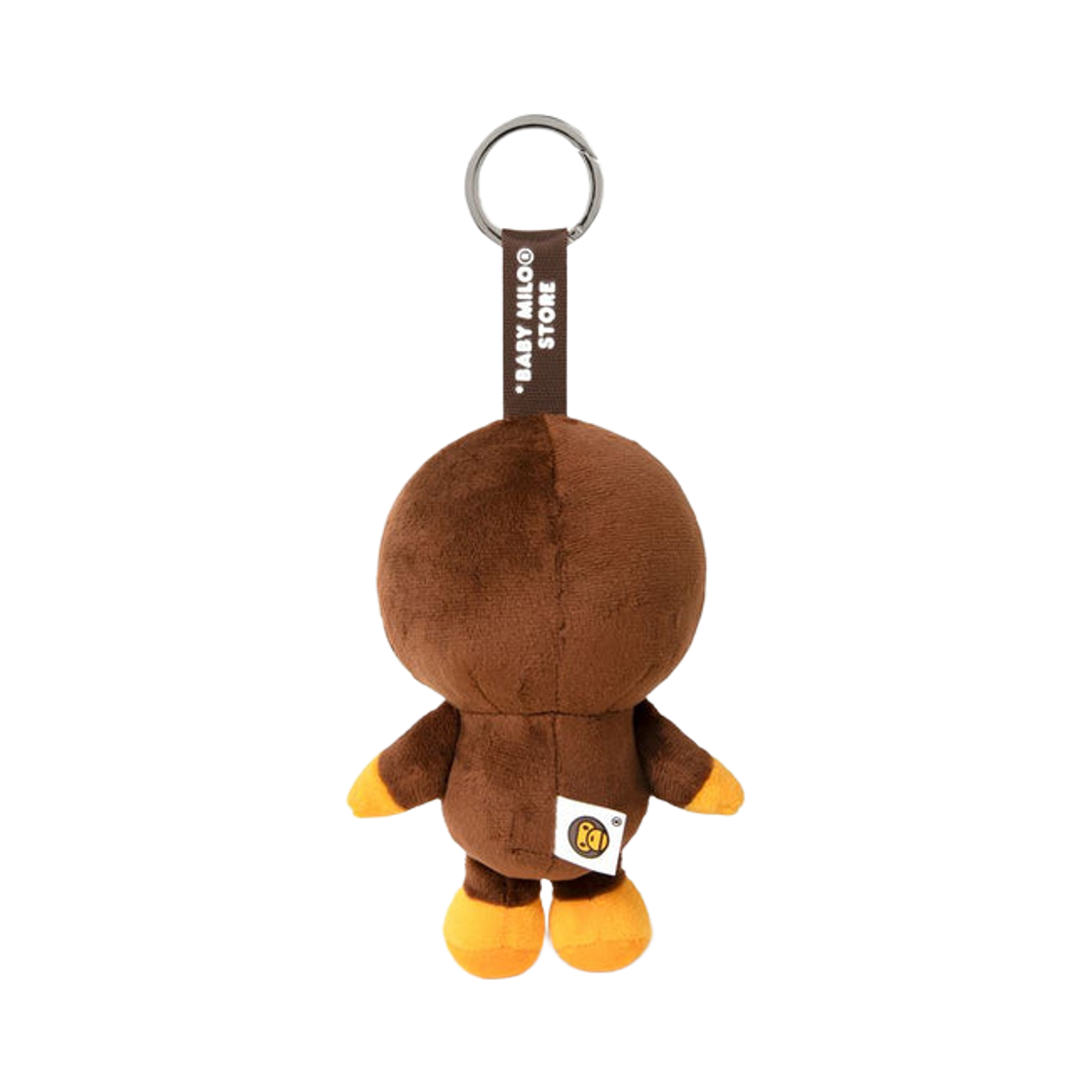 베이프 베이비 마일로 플러시 인형 마일로 키체인 18cm 브라운(BAPE Baby Milo Plush Doll Milo Keychain 18cm Brown) - 2