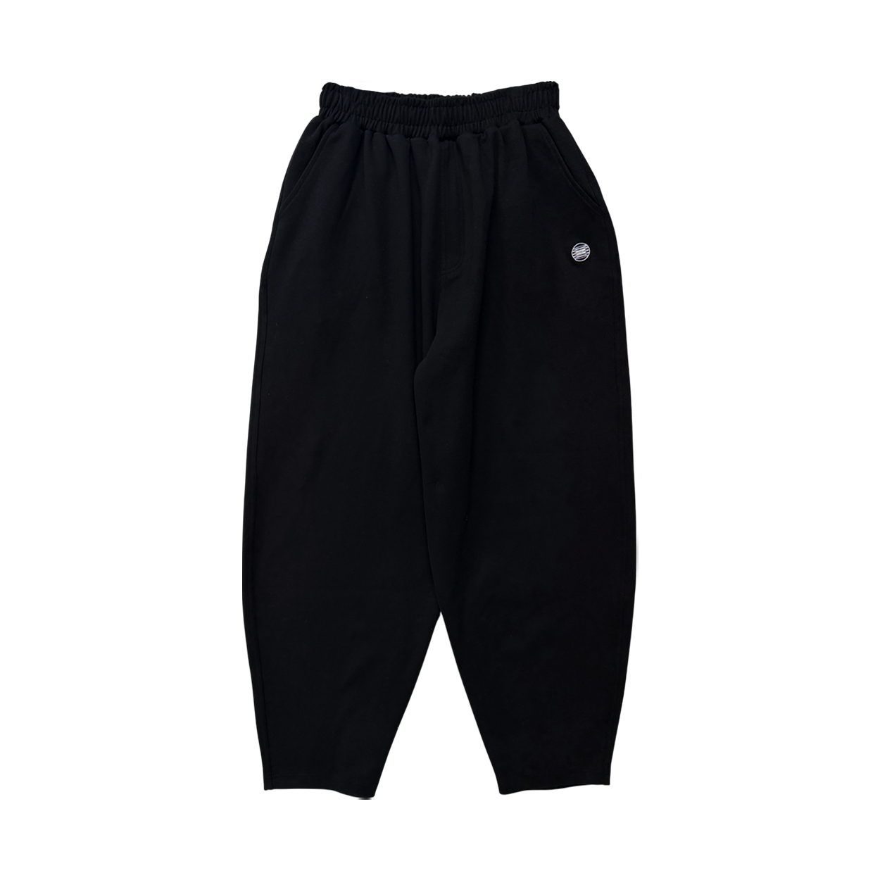 언더마이카 무.162 서클 로고 벌룬 핏 스웻 팬츠 블랙(Undermycar Mu.162 Circle Logo Balloon Fit Sweat Pants Black)