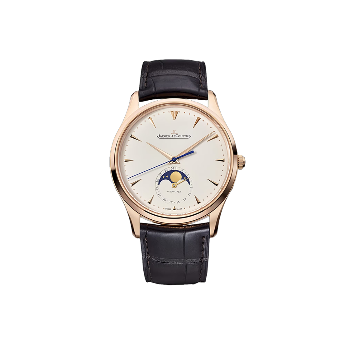 예거르쿨트르 마스터 울트라 씬 문페이즈 39-Q1362520 화이트 바 NO.7304(Jaeger-LeCoultre Master Ultra Thin Moonphase 39-Q1362520 White Bar NO.7304)