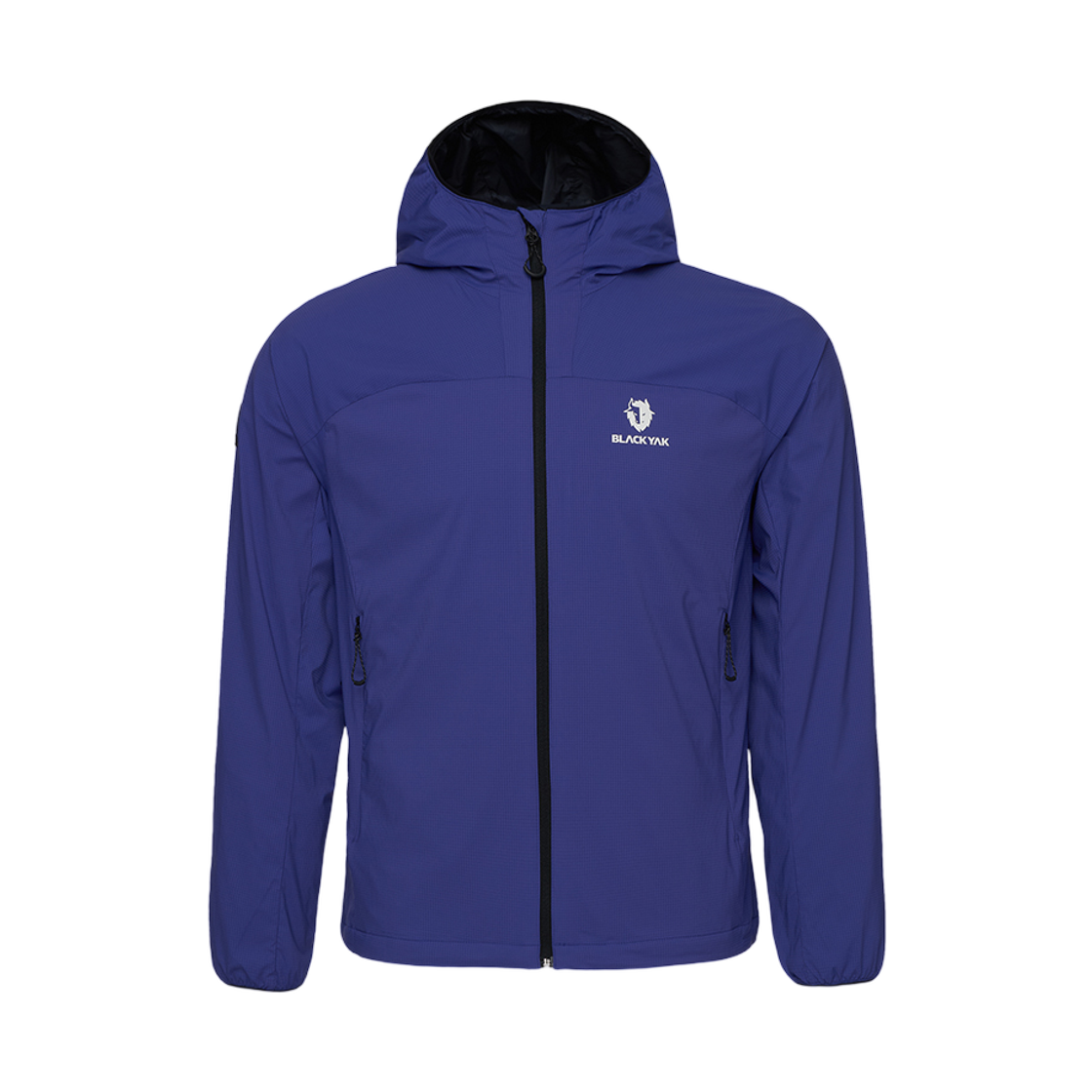 1BYJKFU003PU Black Yak Midlayer Hoodie Windbreaker Purple