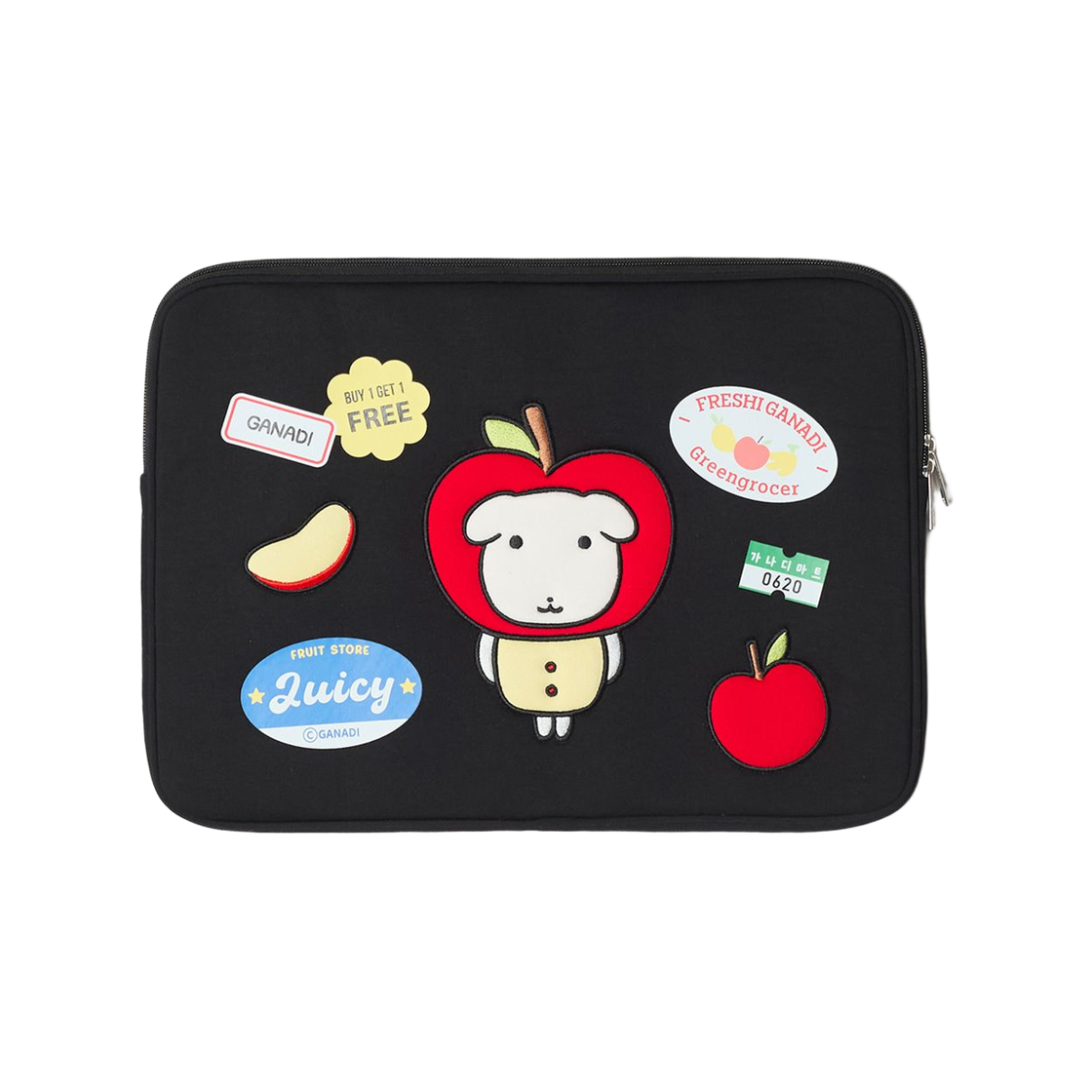 스파오 x 가나디 노트북 파우치 블랙(Spao x Ganadi Notebook Pouch Black) - 1