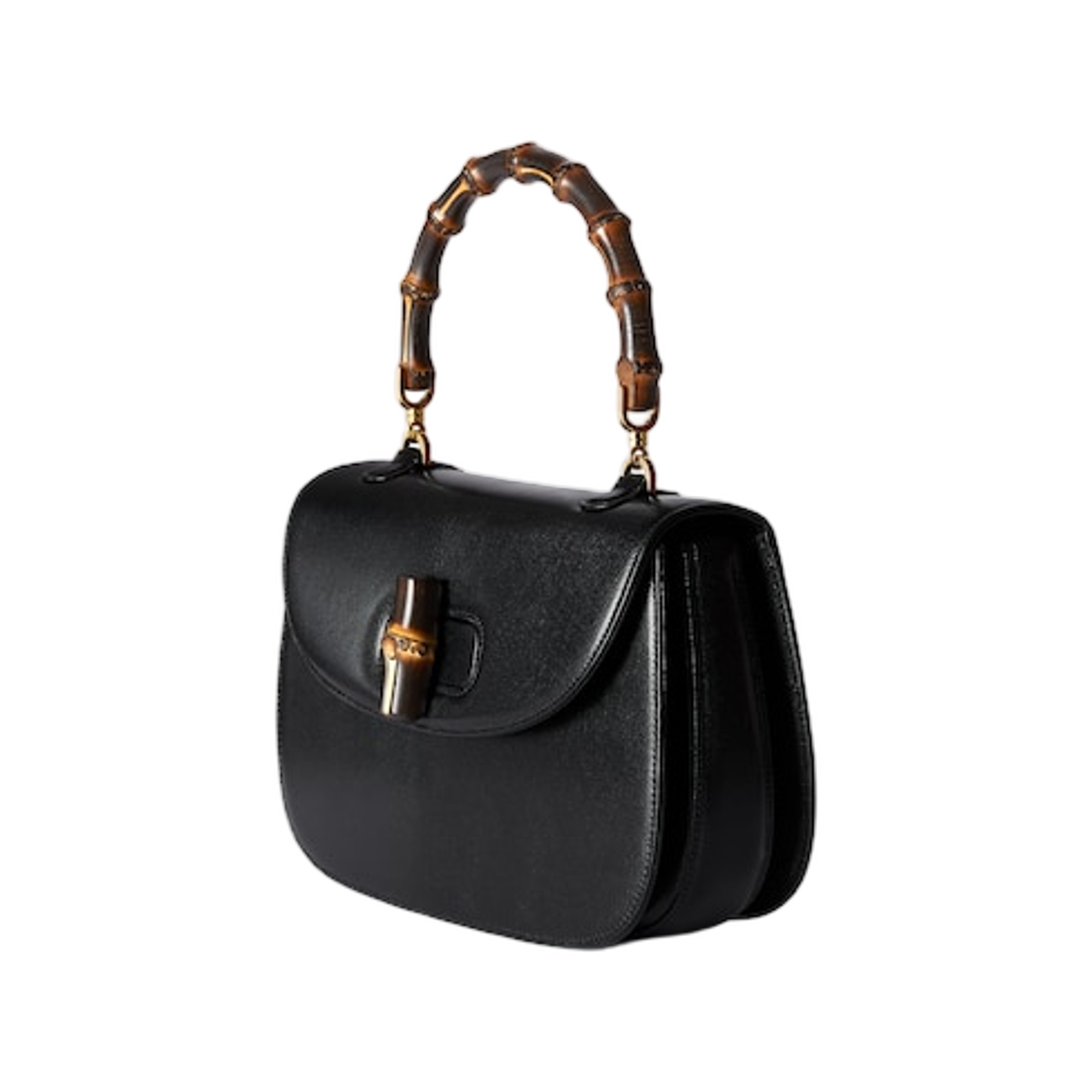 구찌 뱀부 1947 미디움 백 블랙(Gucci Bamboo 1947 Medium Bag Black) - 2