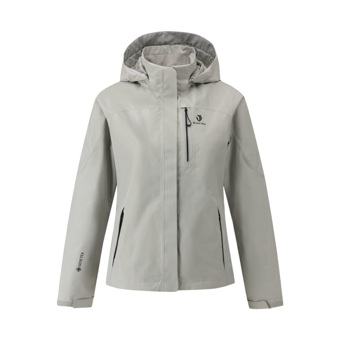 1BYGJSV502SV (W) Black Yak Actual Gore-Tex Jacket Silver Beige