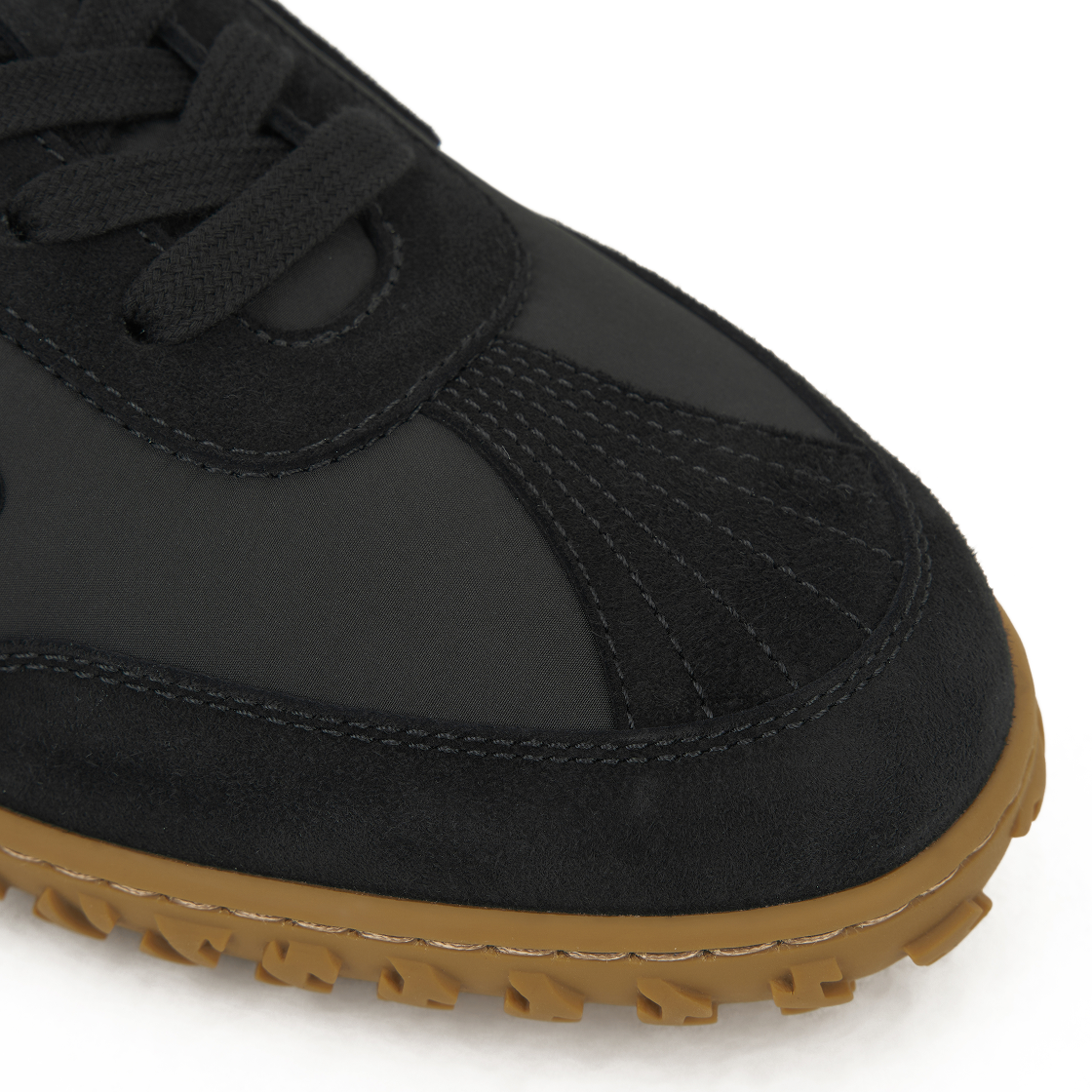 (W) 에르메스 제트 스니커즈 파라슈트 패브릭 스웨이드 고트스킨 & 누아((W) Hermes Jet Sneakers Parachute Fabric Suede Goatskin & Noir) - 7