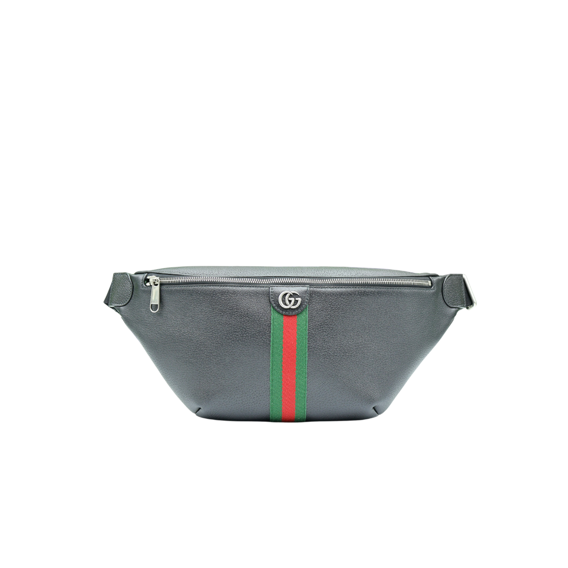 구찌 839104 블랙 레더 웹 라지 벨트백(Gucci 839104 Black Leather WEB Large Belt Bag) - 1