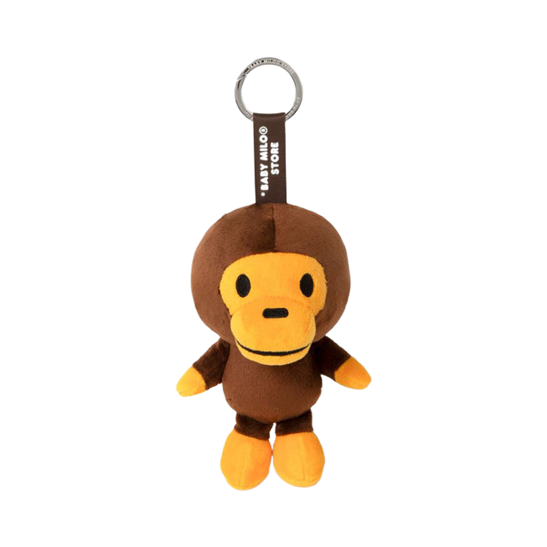 - BAPE Baby Milo Plush Doll Milo Keychain 18cm Brown