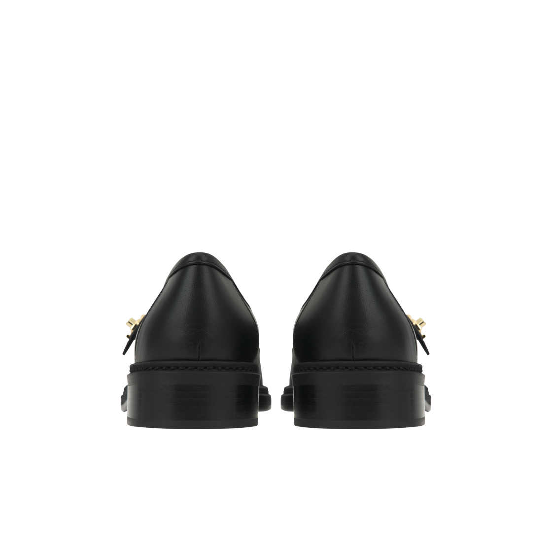 (W) 샤넬 로퍼 카프스킨 & 블랙((W) Chanel Loafers Calfskin & Black) - 6