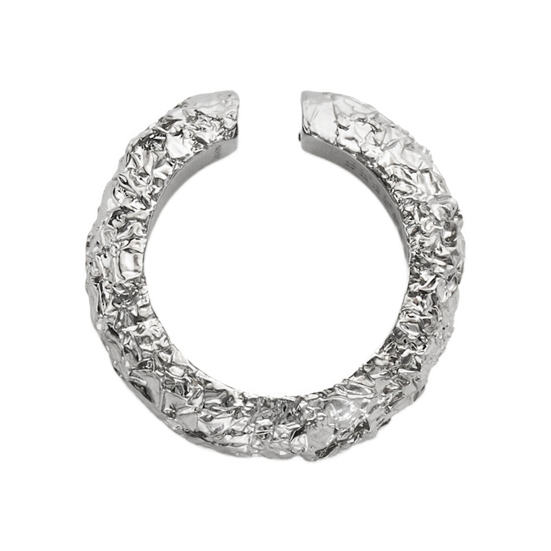 MM6 메종 마르지엘라 실버 포일 이어 커프 폴리쉬드 팔라디오(MM6 Maison Margiela Silver Foil Ear Cuff Polished Palladio) - 3
