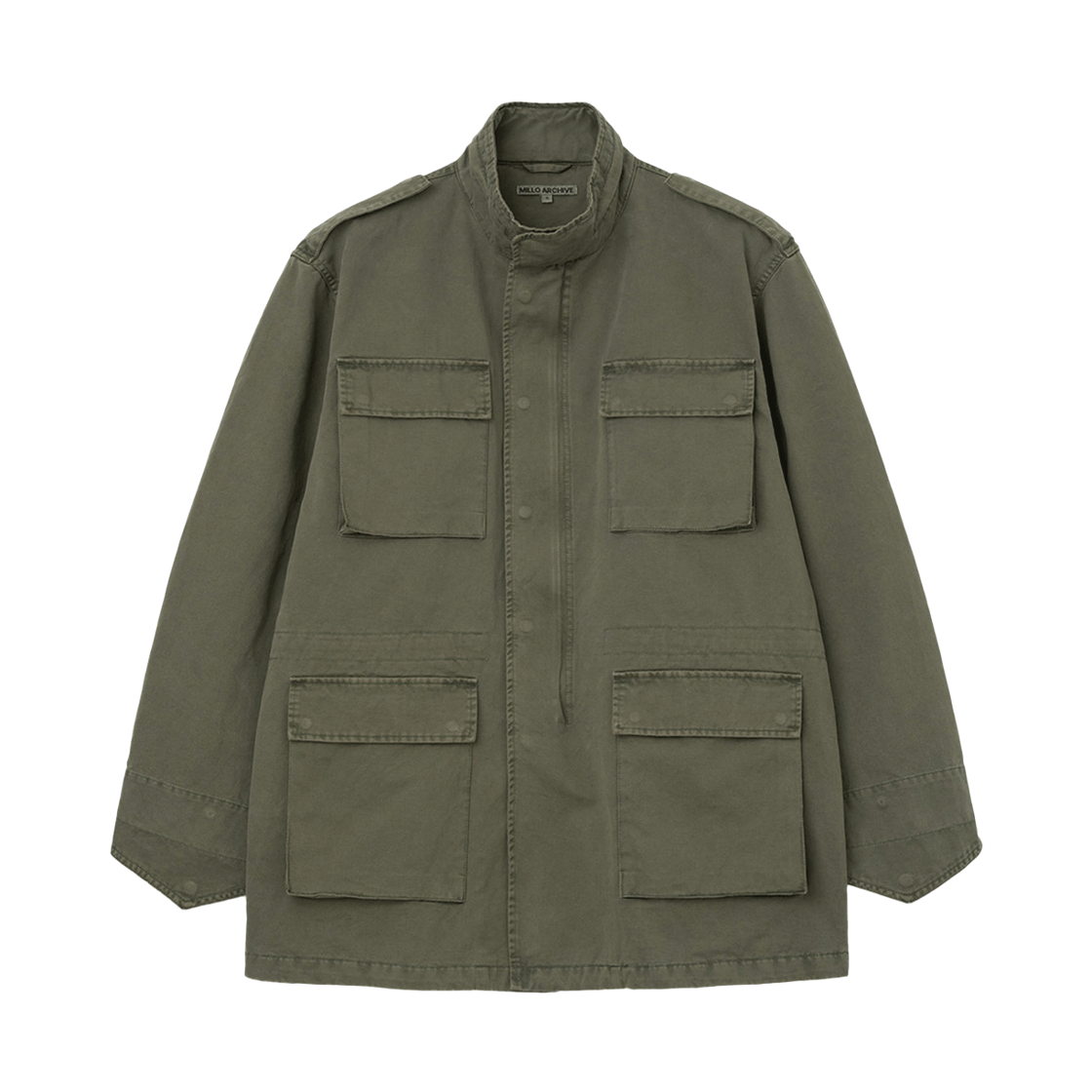 ML763KAK Millo Archive OverDyed M-65 Field Jacket Khaki