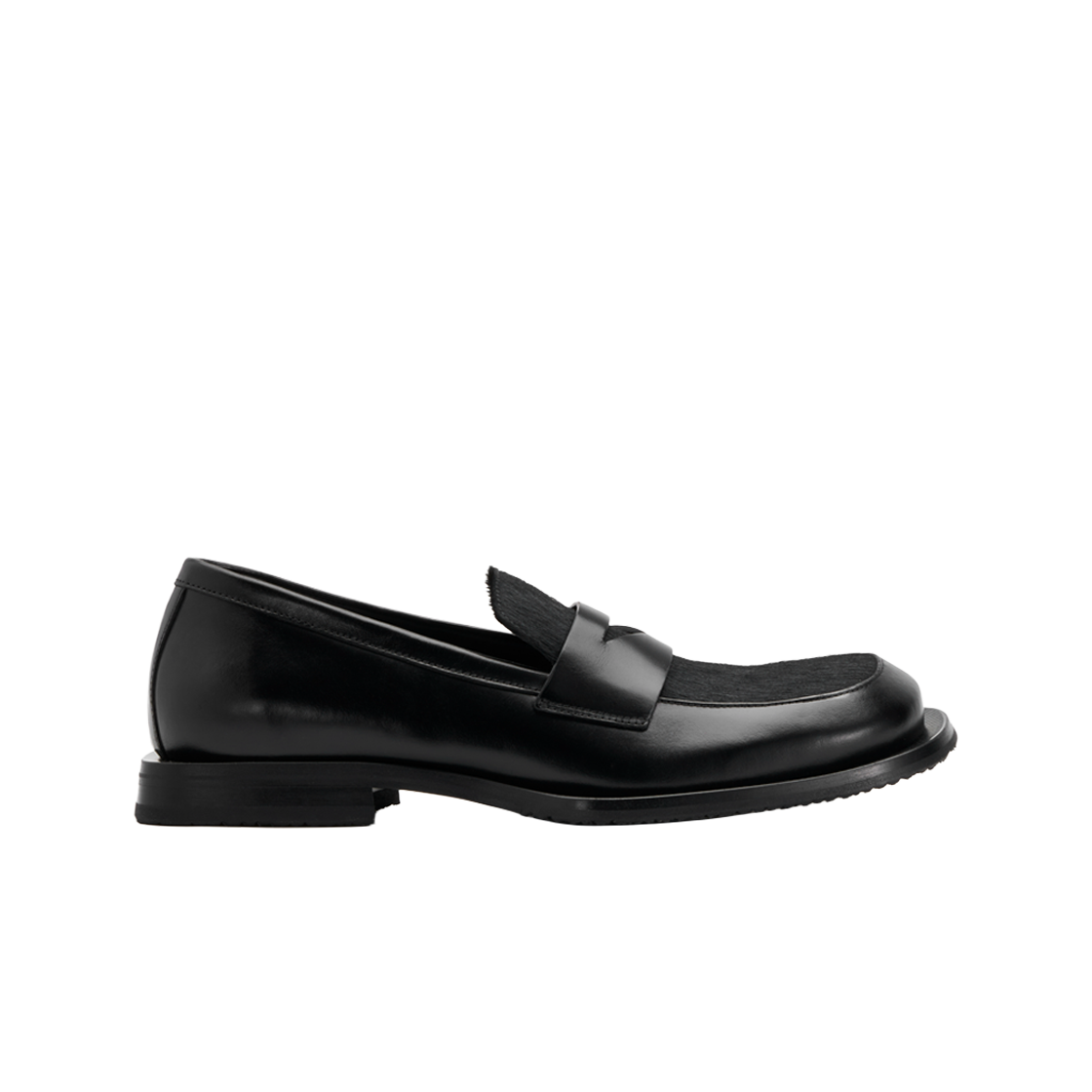 이티스 사반트 블랙 카프 헤어 레더 블랙 - 26SS(Eytys Savant Black Calf Hair Leather Black - 26SS)