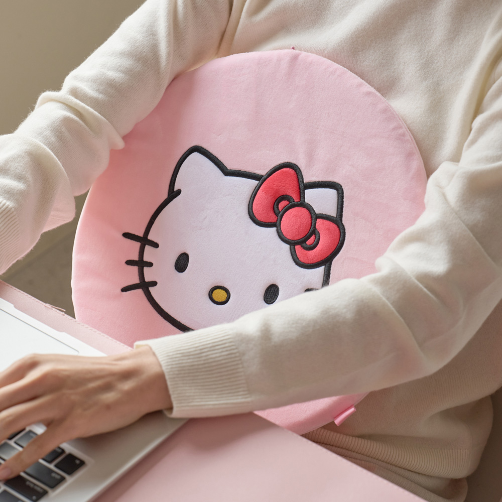 잉코 산리오 헬로키티 USB 메모리폼 온열 전기방석(INKO Sanrio Hello Kitty USB Memory Foam Heated Seat Cushion) - 3