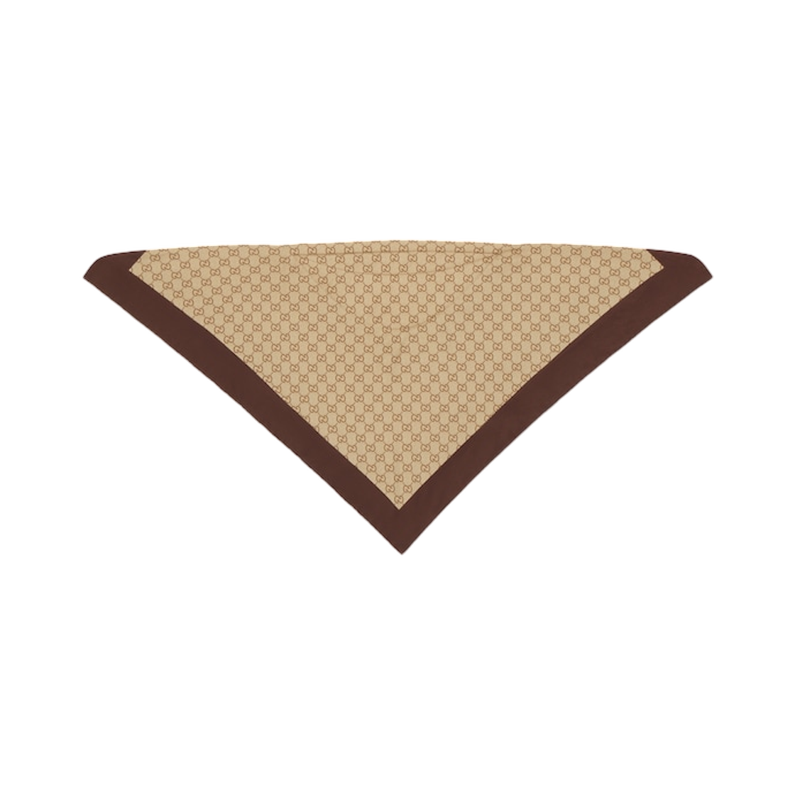 (W) 구찌 프린티드 실크 트윌 헤드밴드 브라운 라이트 브라운((W) Gucci Printed Silk Twill Headband Brown Light Brown) - 1