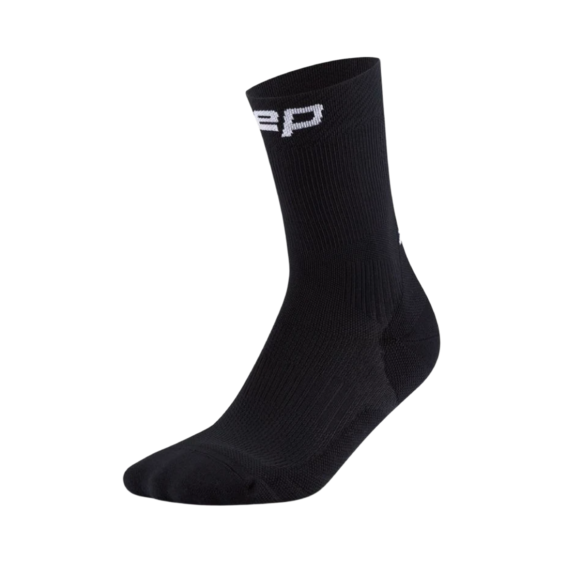 CEP 코어 런 컴프레션 미드 컷 삭스 블랙(CEP Core Run Compression Mid Cut Socks Black) - 2