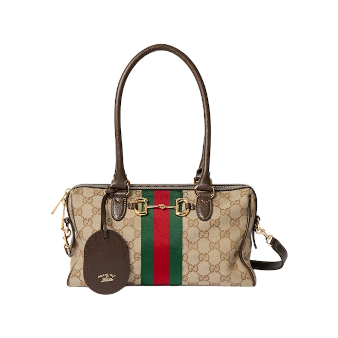 866732-FAFV9-9653 Gucci Borsetto Medium Boston Bag Sand Brown