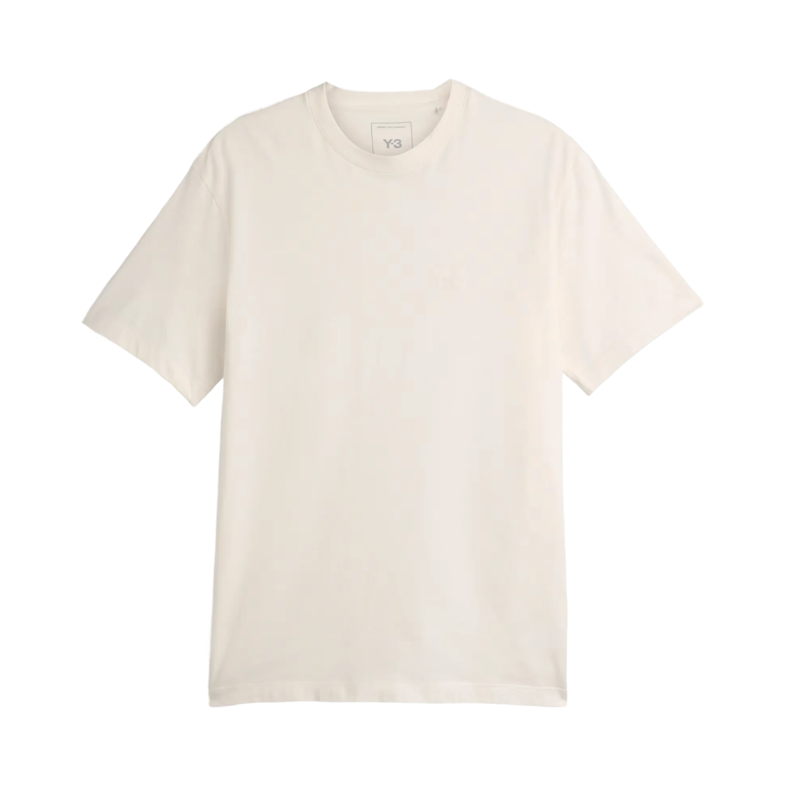 Y-3 x 요지 야마모토 레귤러 숏슬리브 티셔츠 초크 화이트(Y-3 x Yohji Yamamoto Regular Short Sleeve T-Shirt Chalk White)