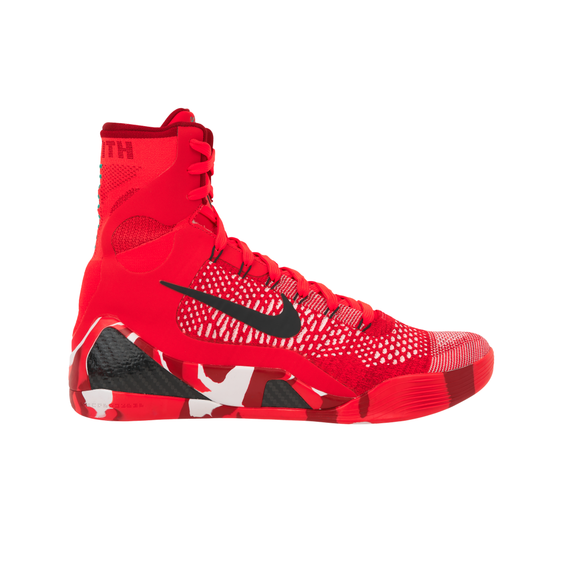 나이키 코비 9 엘리트 하이 프로트로 브라이트 크림슨 앤 에메랄드 그린(Nike Kobe 9 Elite High Protro Bright Crimson and Emerald Green)