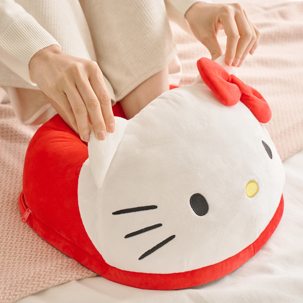 잉코 산리오 헬로키티 풋워머 USB 온열 발난로 찜질기(INKO Sanrio Hello Kitty USB Heated Foot Warmer) - 3