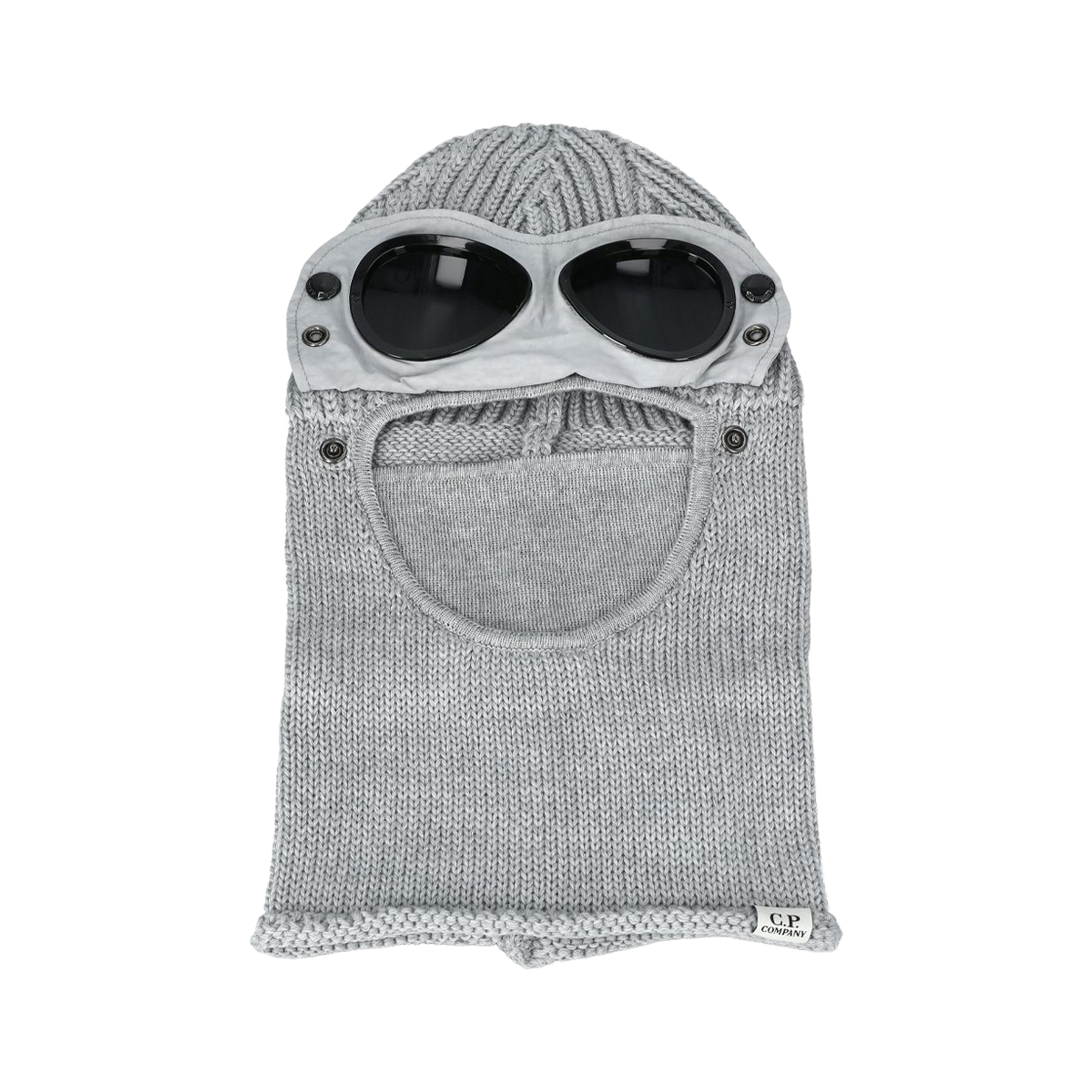 C.P. 컴퍼니 엑스트라 파인 울 고글 바라클라바 멜란지 그레이 - 25FW(C.P. Company Extra Fine Wool Goggle Balaclava Melange Grey - 25FW)