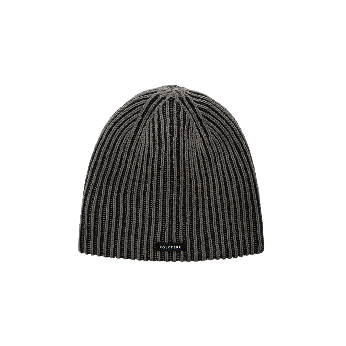 폴리테루 니트 비니 리브드 머드(Polyteru Knit Beanie Ribbed Mud)