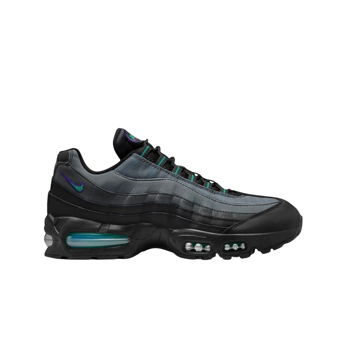 나이키 에어맥스 95 빅 버블 블랙 그레이프 블랙 아이언 그레이(Nike Air Max 95 Big Bubble Black Grape Black Iron Grey) - 1