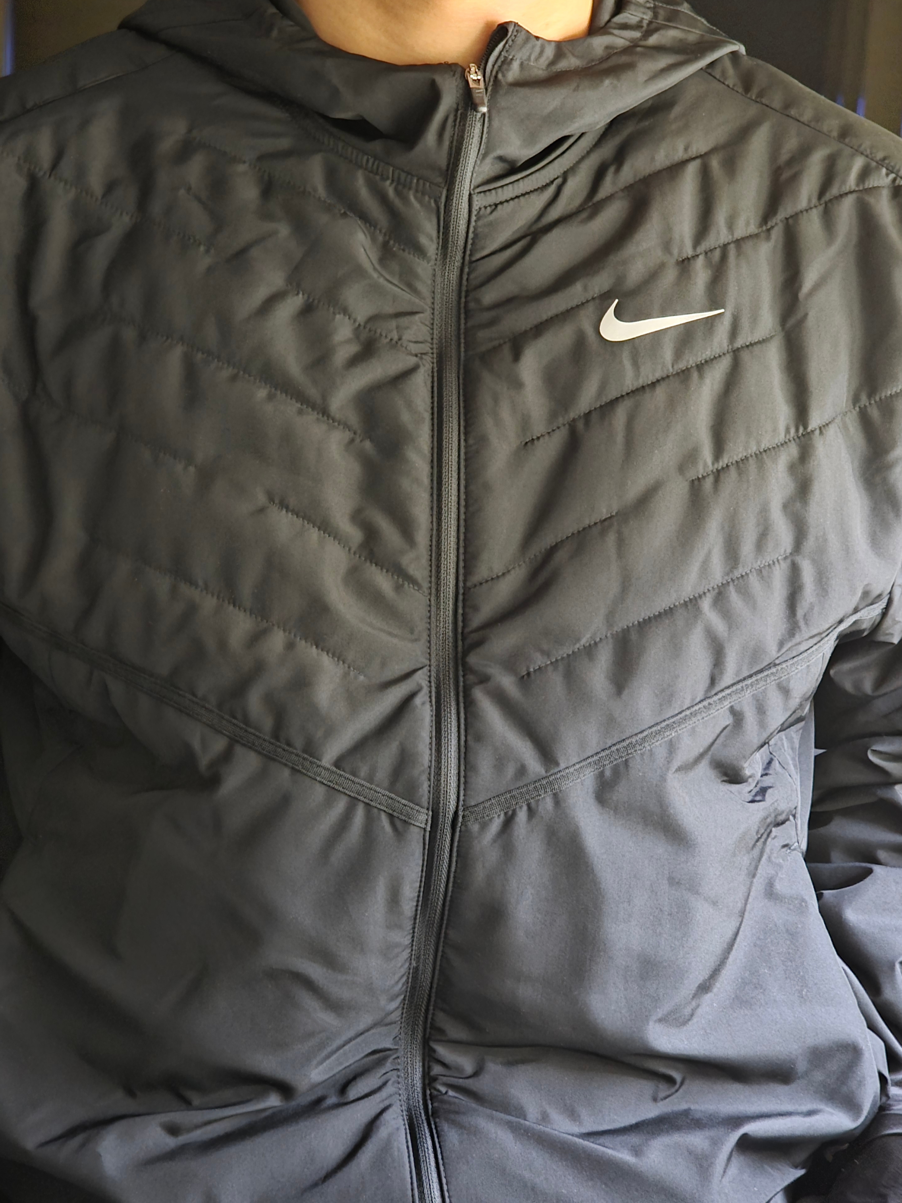 Nike Therma-Fit Repel Synthetic Fill Running Jacket Black - Asia 착용 스타일