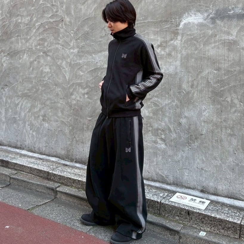 Needles x B'2nd Track Jack Cotton Jersey Black 착용 스타일
