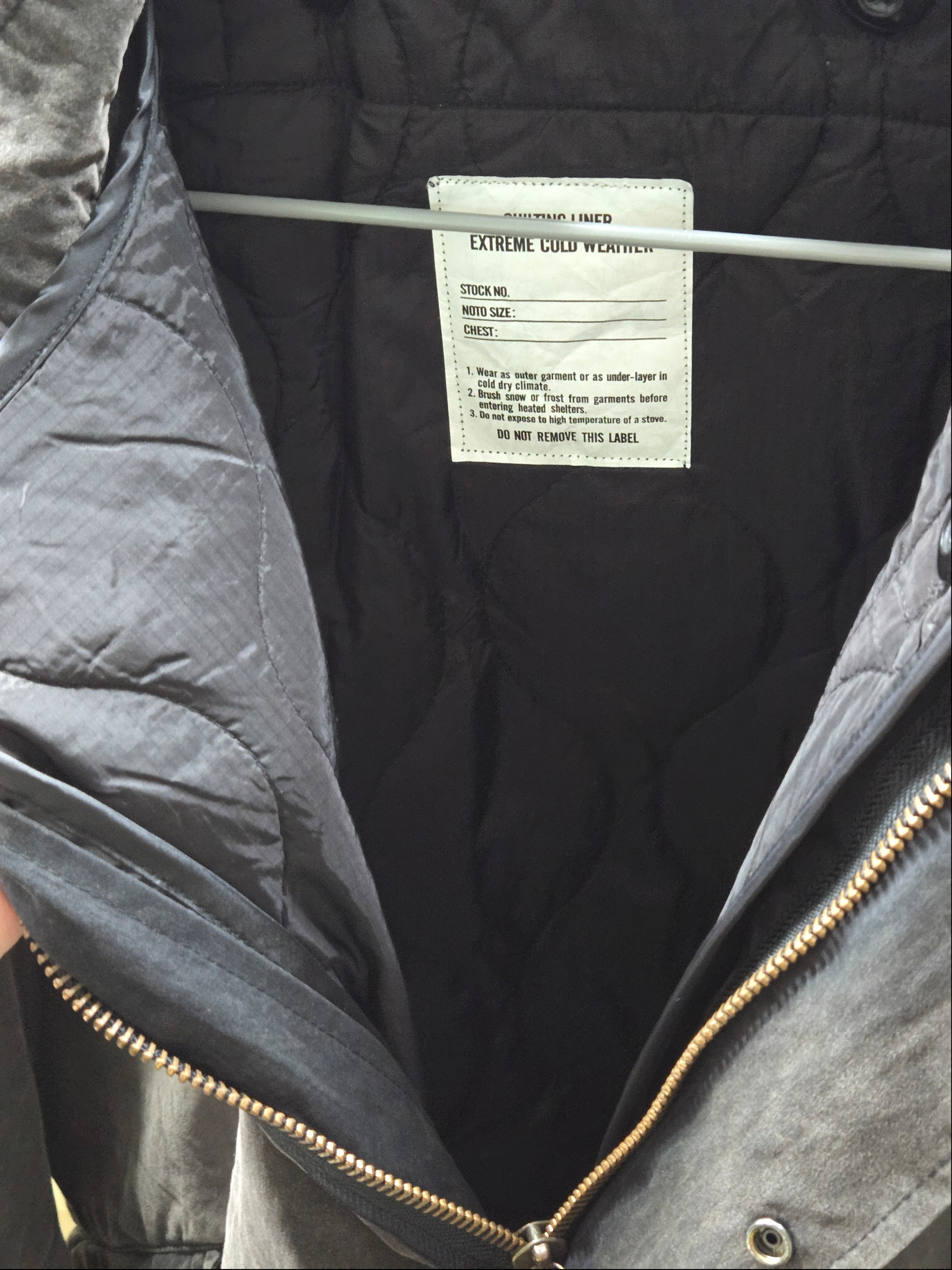 Freak's Store M-65 Liner Set Faded Black, Freak's Store M-65 Mods Coat Liner Set Black 착용 스타일 - 4