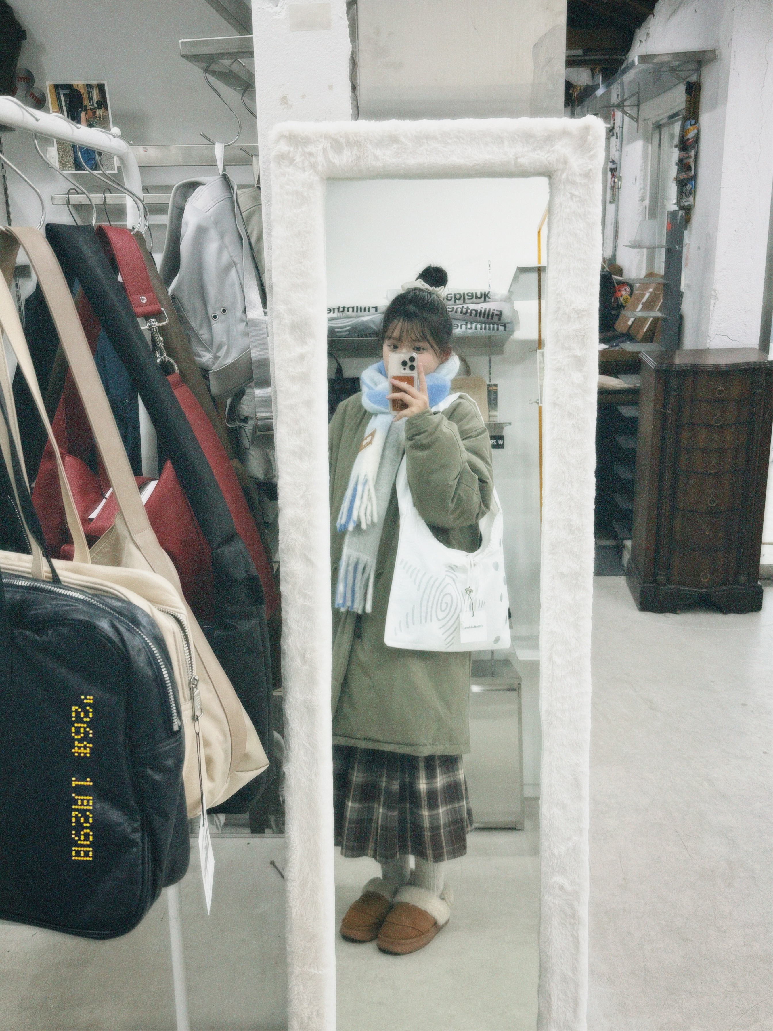 Fillintheblank Stance Packable Multi Bag (Light)(white), Stussy Canvas Backpack Washed Black 착용 스타일 - 4