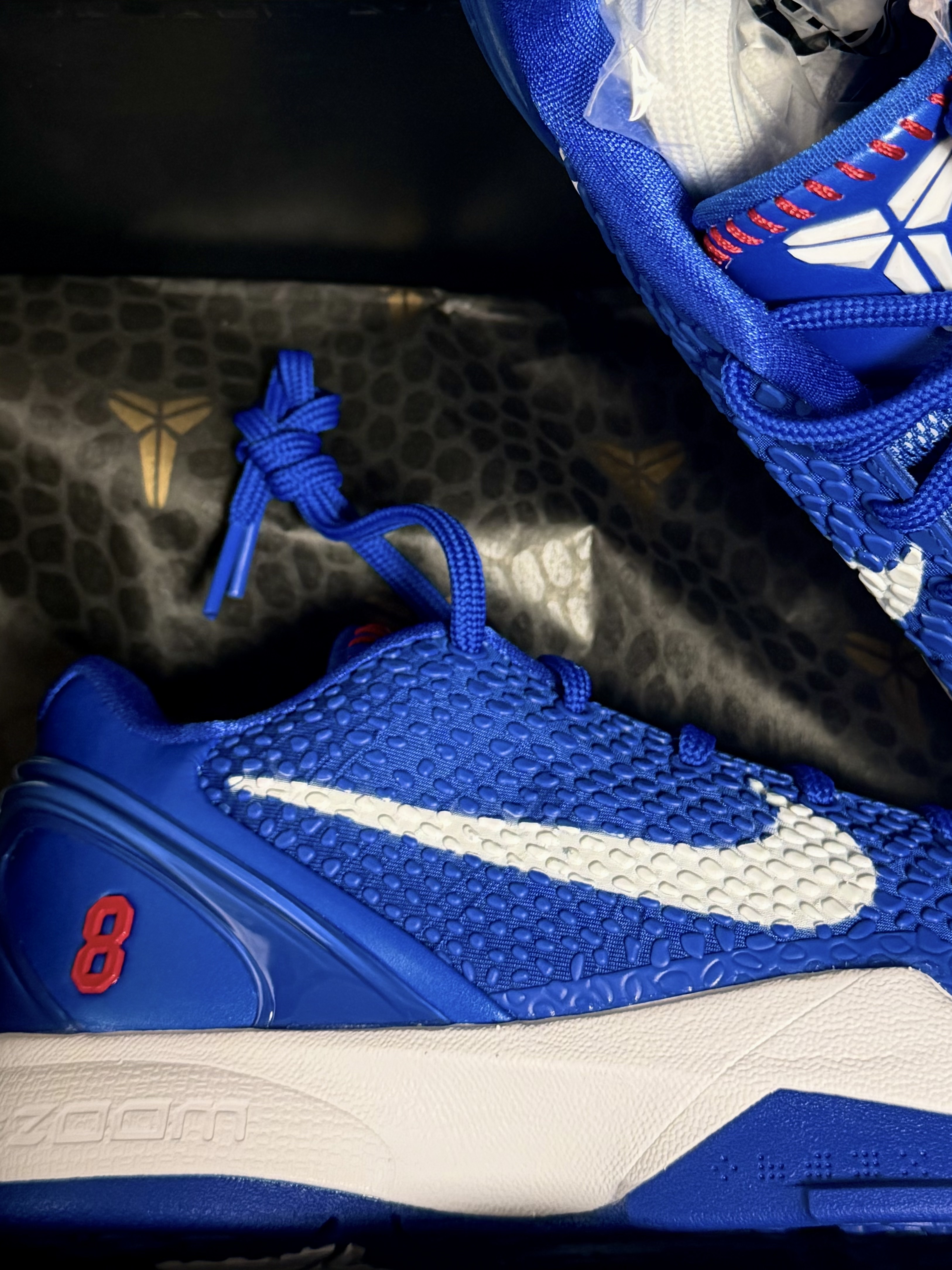 Nike Kobe 6 Protro Game Royal White 착용 스타일