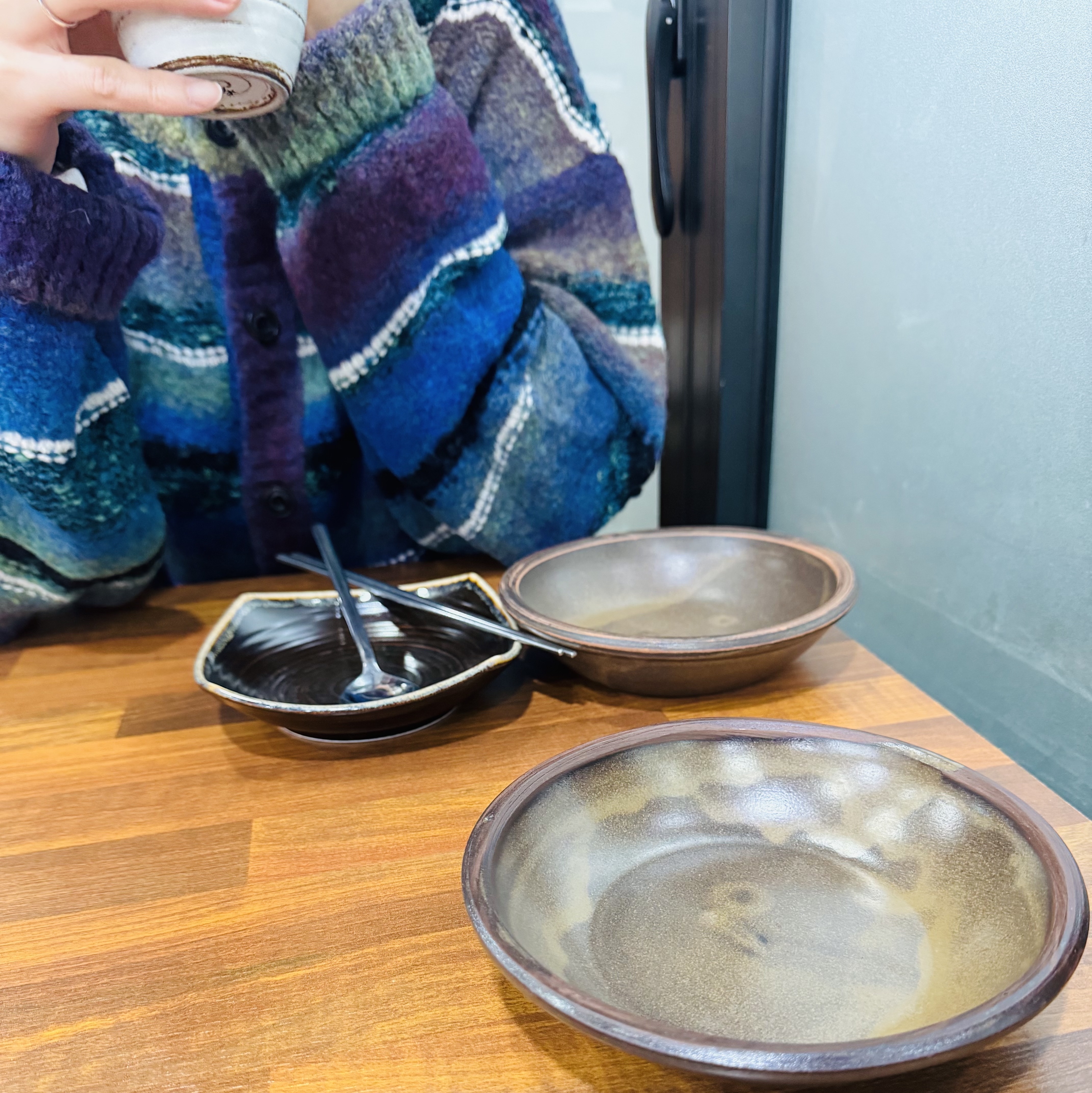 Andersson Bell Torest Intarsla Cardigan Multi 착용 스타일