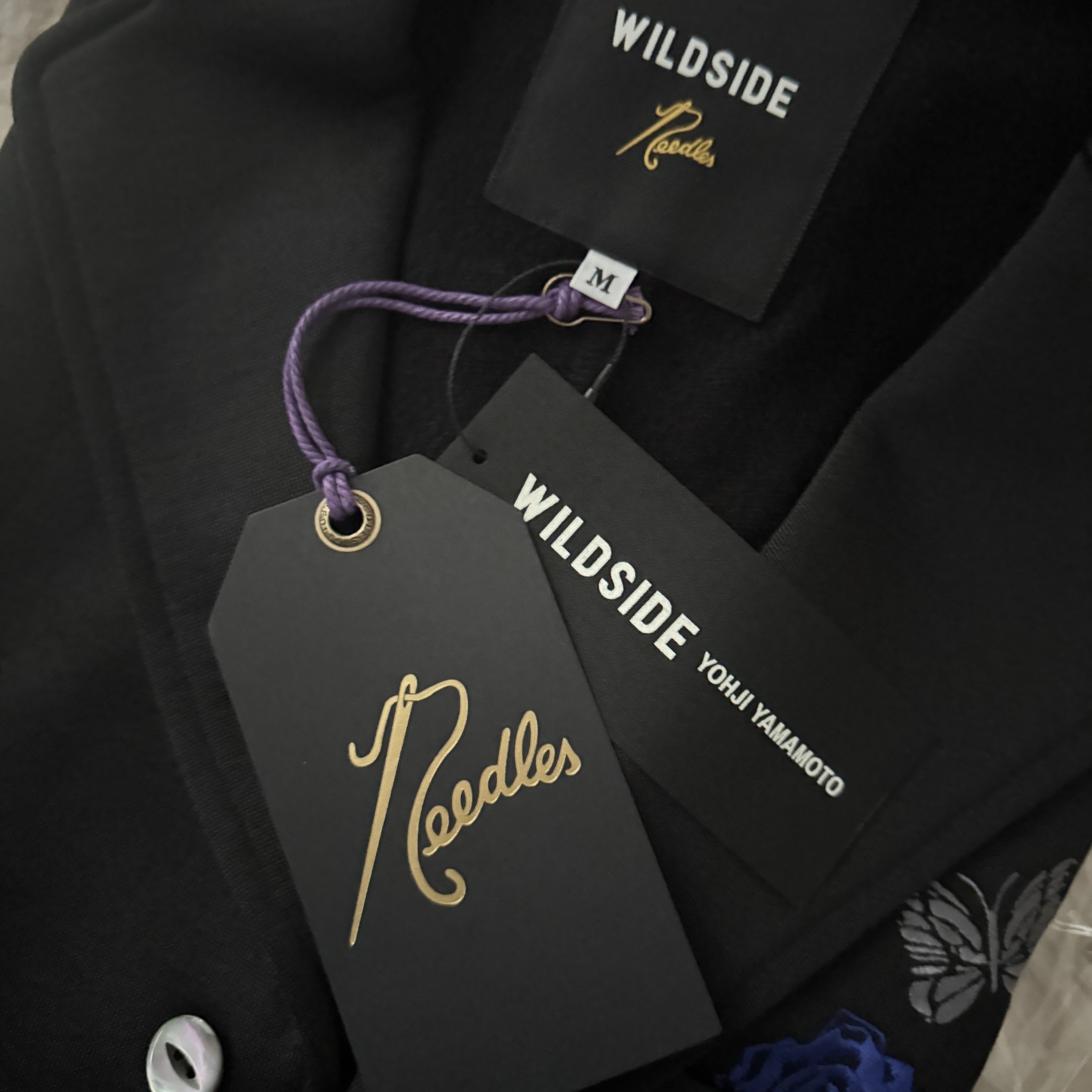 Needles x Wildside Easy 3B Jacket Black 착용 스타일