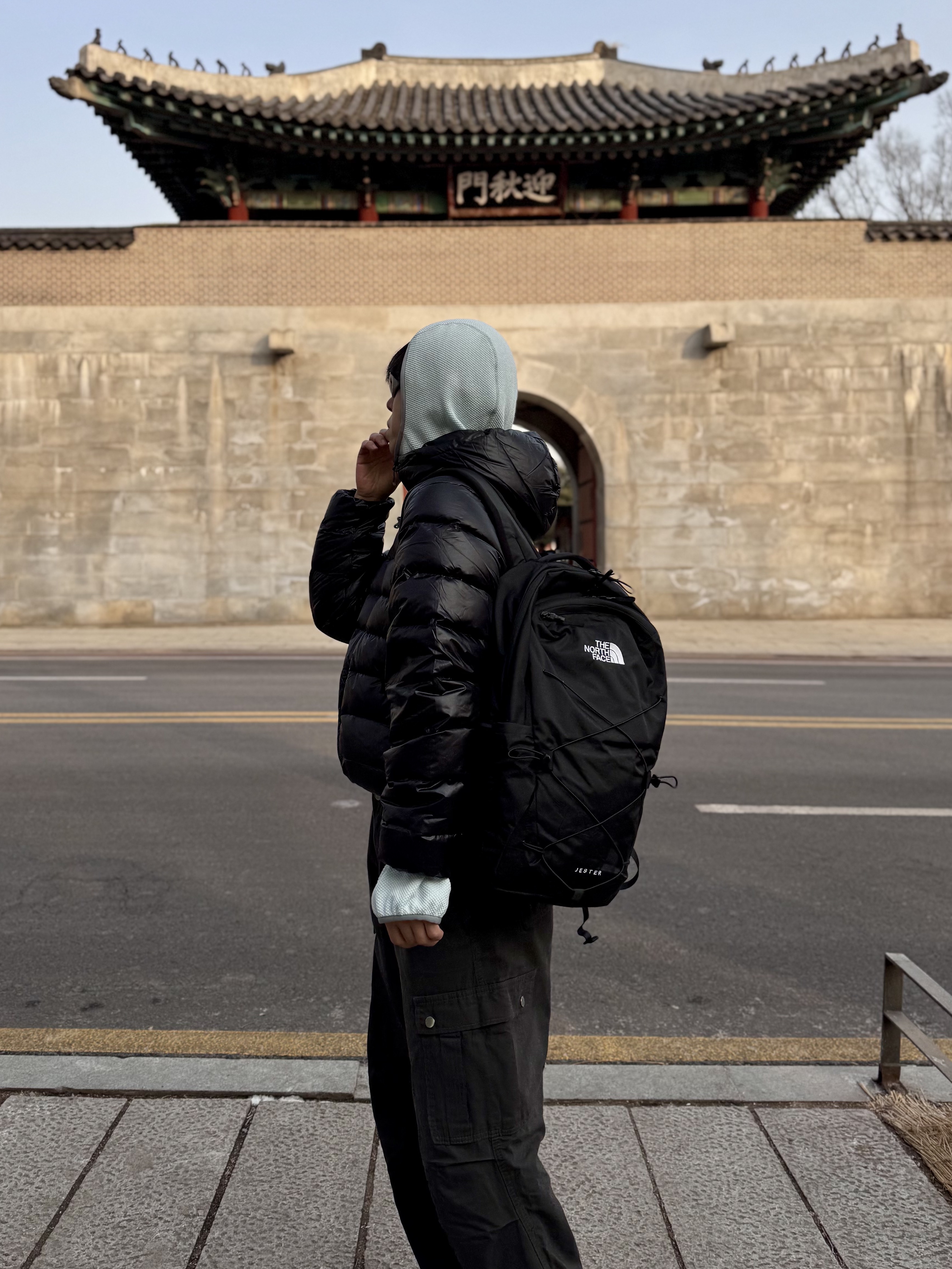 The North Face Matier EX RDS Down Hoodie Black, Oakley Eye Jacket Redux Silver Frame Prizm Black Polarized Lenses High Bridge Fit 착용 스타일 - 3