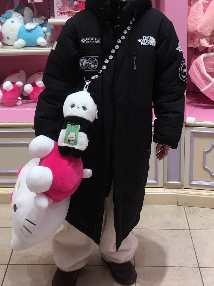 The North Face Himalayan Coat RDS Black, The North Face Himalayan Coat SL RDS Black - 25FW 착용 스타일 - 2