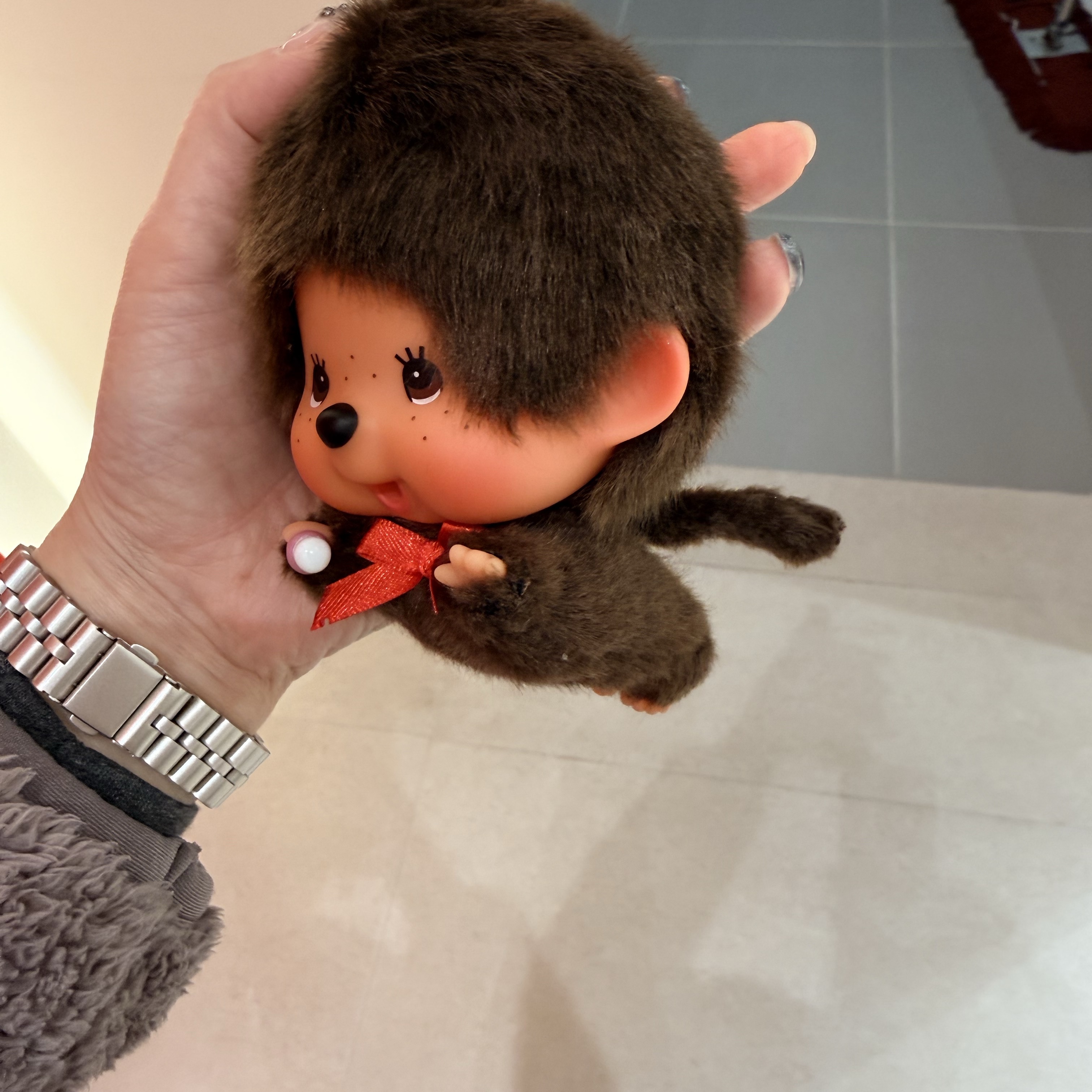 Monchhichi Fly! Big Head Monchhichi Boy K/C 착용 스타일 - 1