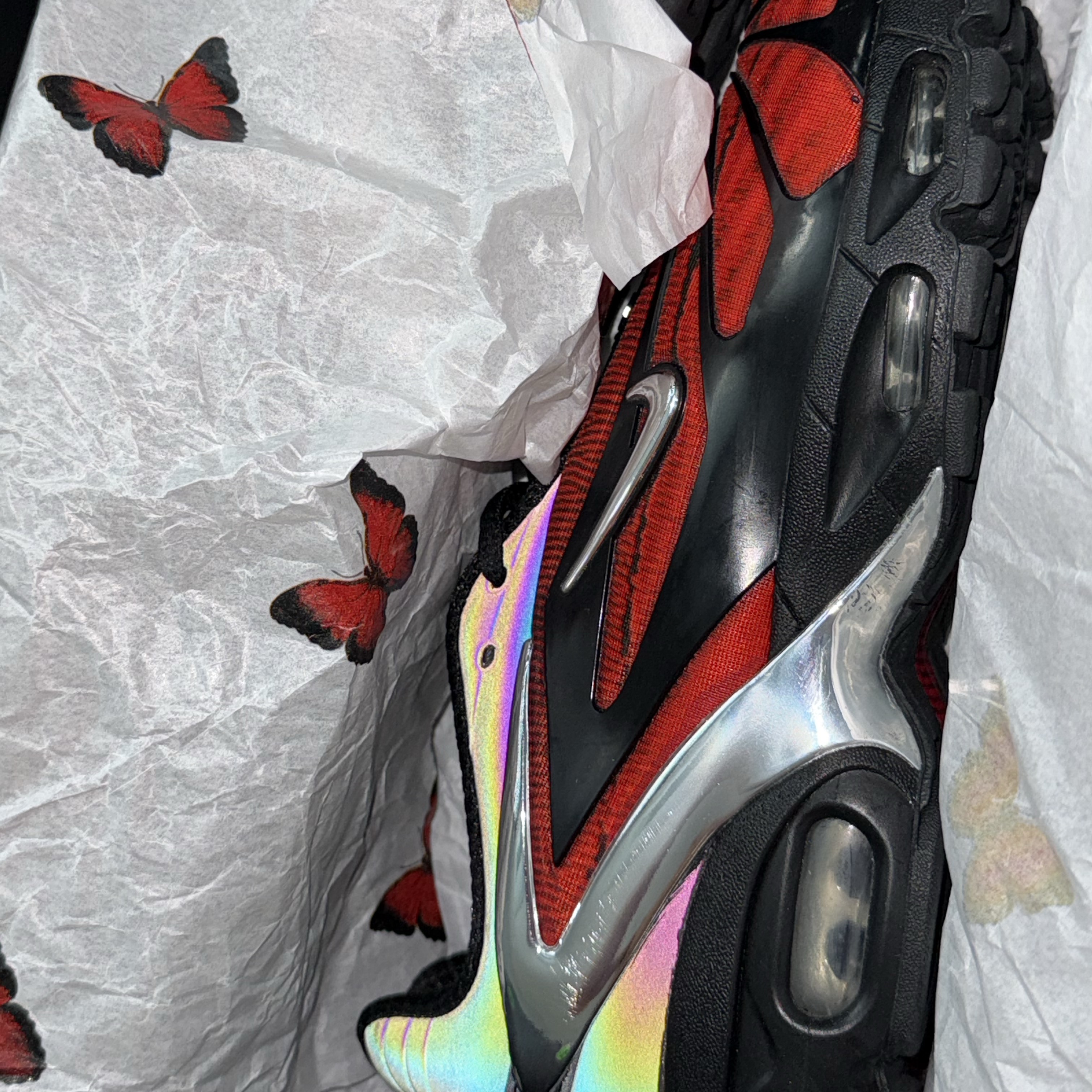 Nike x Skepta Air Max Tailwind 5 Bloody Chrome 착용 스타일