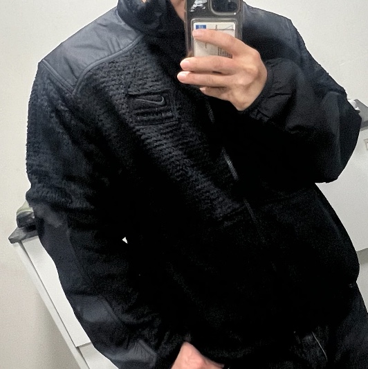 Nike x Stussy Full Zip Fleece Black (HQ8524-010) 착용 스타일