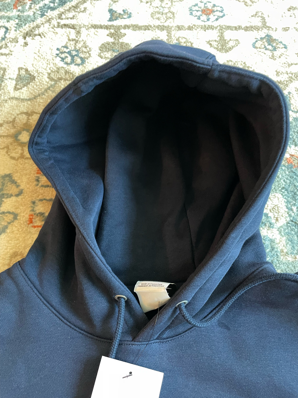 Nike Club Fleece Pullover Hoodie Obsidian University Gold - Asia 착용 스타일 - 5