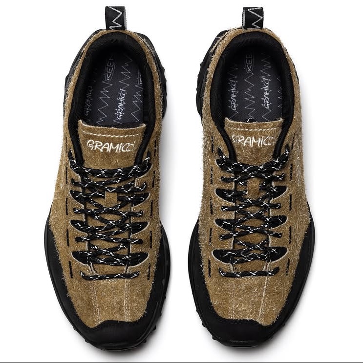 Keen x Gramicci Jasper Zionic Sneakers Gothic Olive Black 착용 스타일 - 2