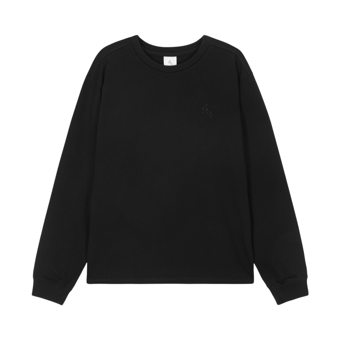 헬릭스클로딩 베이직 로고 롱 슬리브 티셔츠 블랙(Helixclothing Basic Logo LS T-Shirt Black)