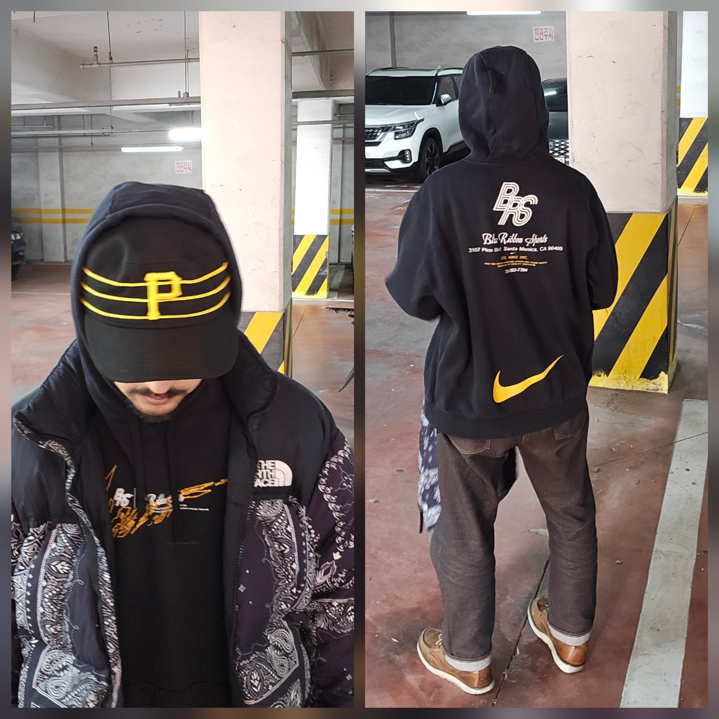 New Era MLB Pittsburgh Pillbox Pirates Series Ball Cap Black, The North Face 1996 Novelty Nuptse Jacket Dark Navy 착용 스타일