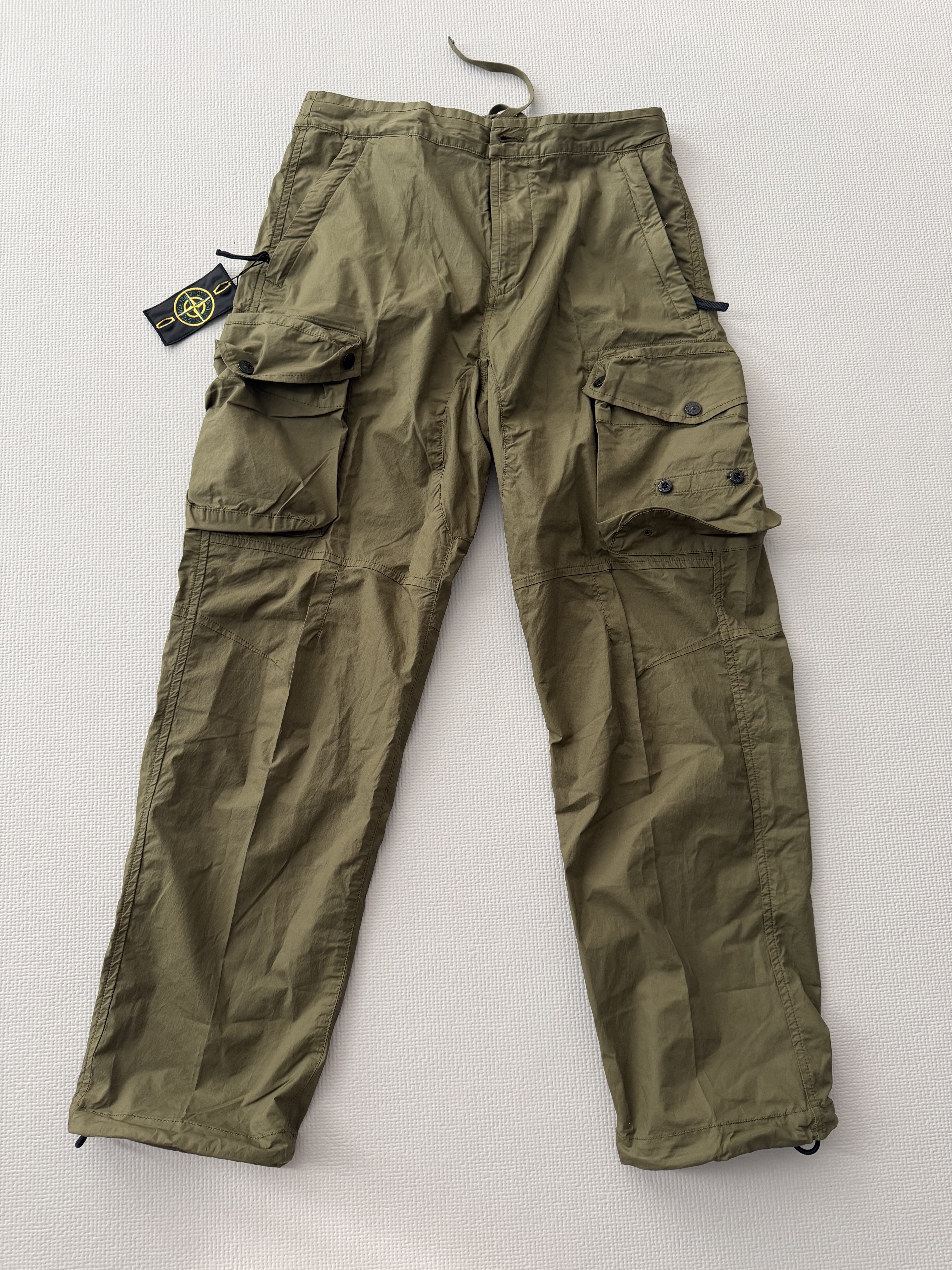 Stone Island 30203 Cargo Pants 5 Pockets Olive Green - 21SS 착용 스타일