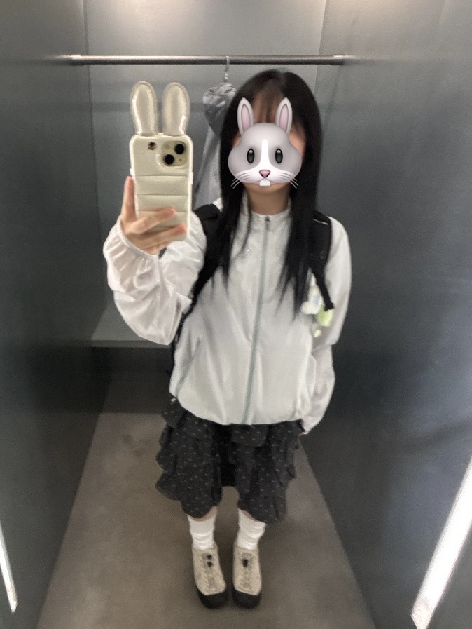 Sansan Gear Sprocket Hole Jacket Light Grey - 24SS, Keen Jasper Rocks SP Sneaker Birch Black 착용 스타일 - 2