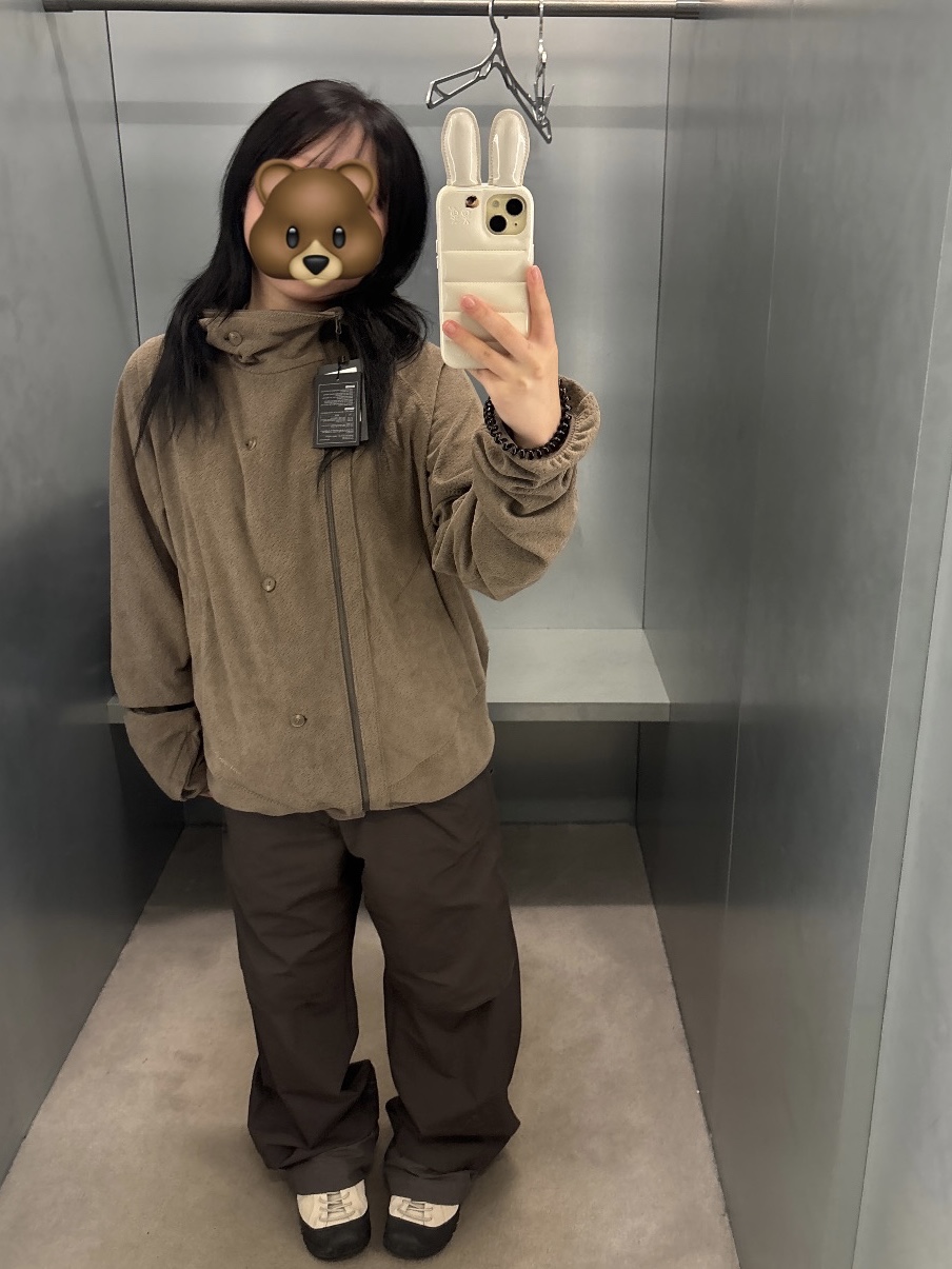 Sansan Gear Sprocket Hole Jacket Light Grey - 24SS, Keen Jasper Rocks SP Sneaker Birch Black 착용 스타일 - 7