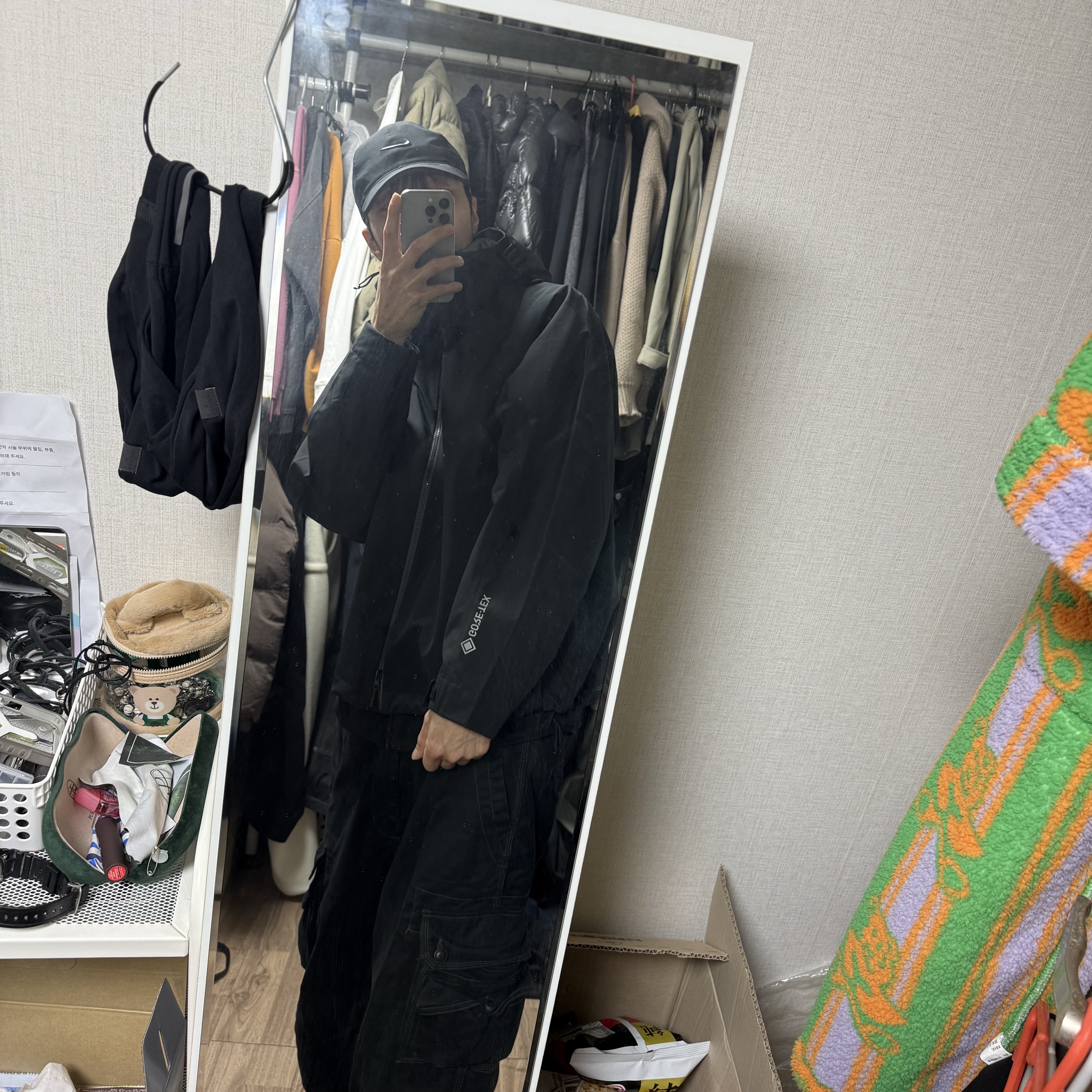 The North Face Slope Pro 3L GTX Jacket Black - 25SS, Nike x Drake Nocta NRG AU L91 Cap 착용 스타일 - 3