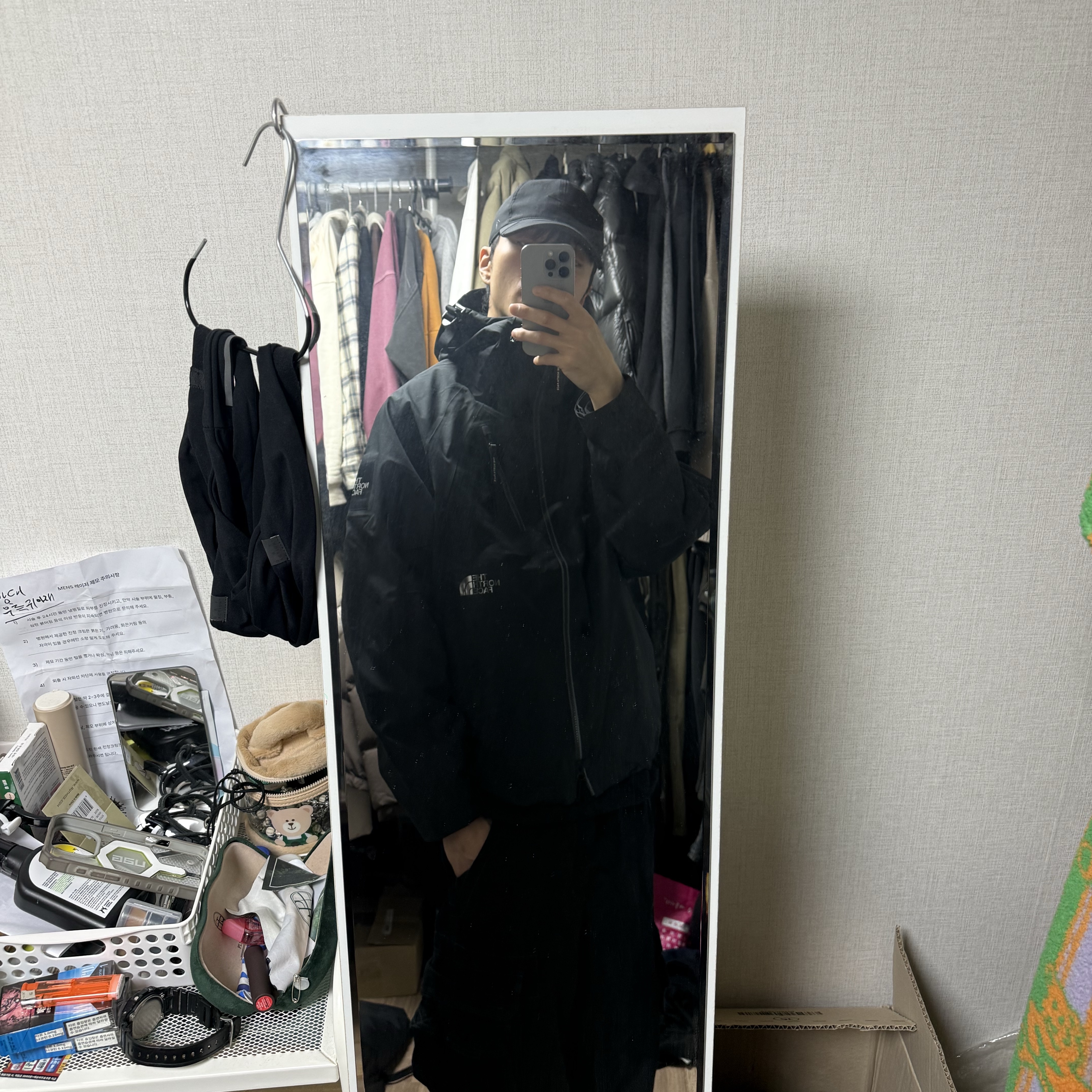 The North Face Slope Pro 3L GTX Jacket Black - 25SS, Nike x Drake Nocta NRG AU L91 Cap 착용 스타일 - 4
