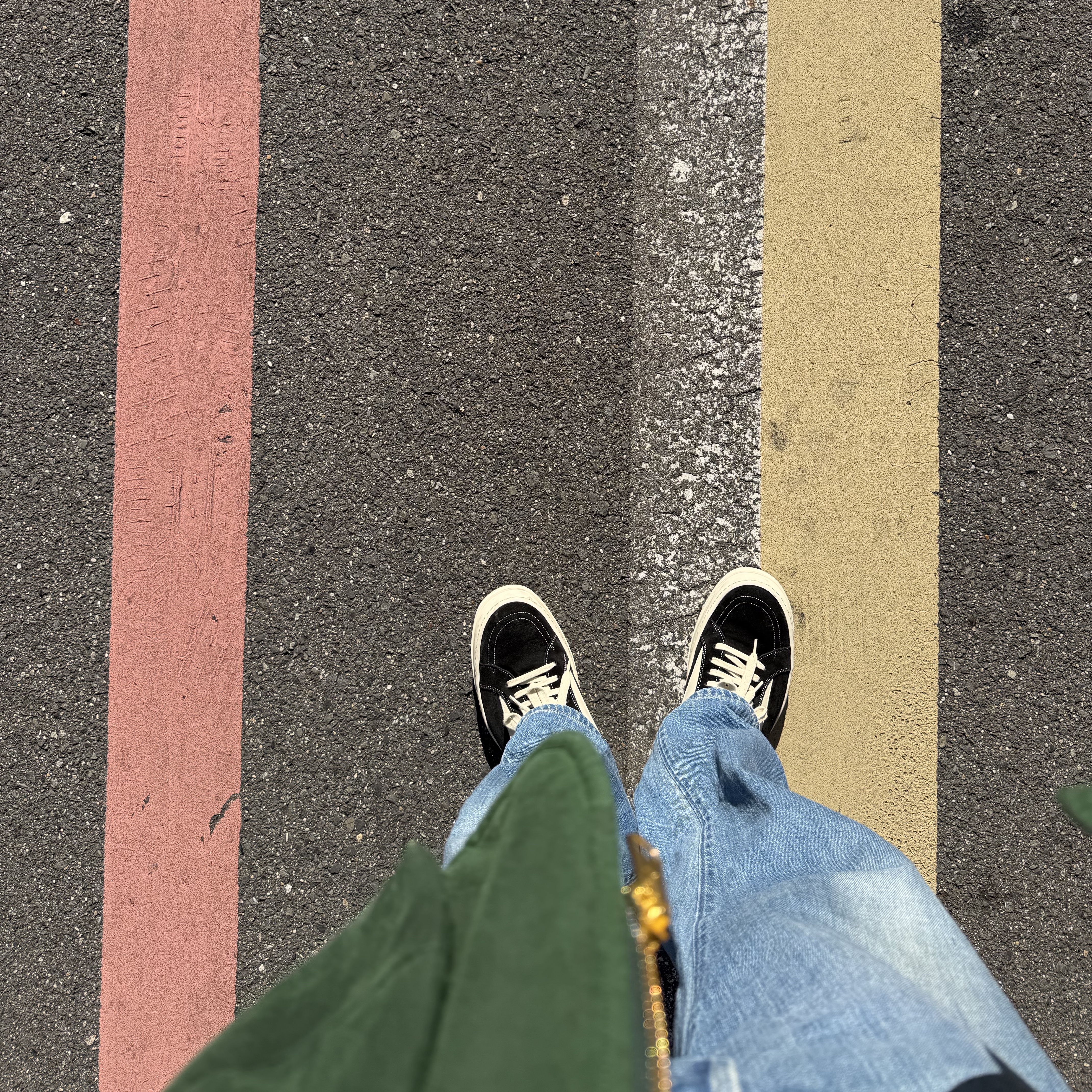 A.Presse No.22 Washed Wide Denim Pants Inidigo - 25FW, Rick Owens Concordians Vintage Low Sneakers Black Milk 착용 스타일