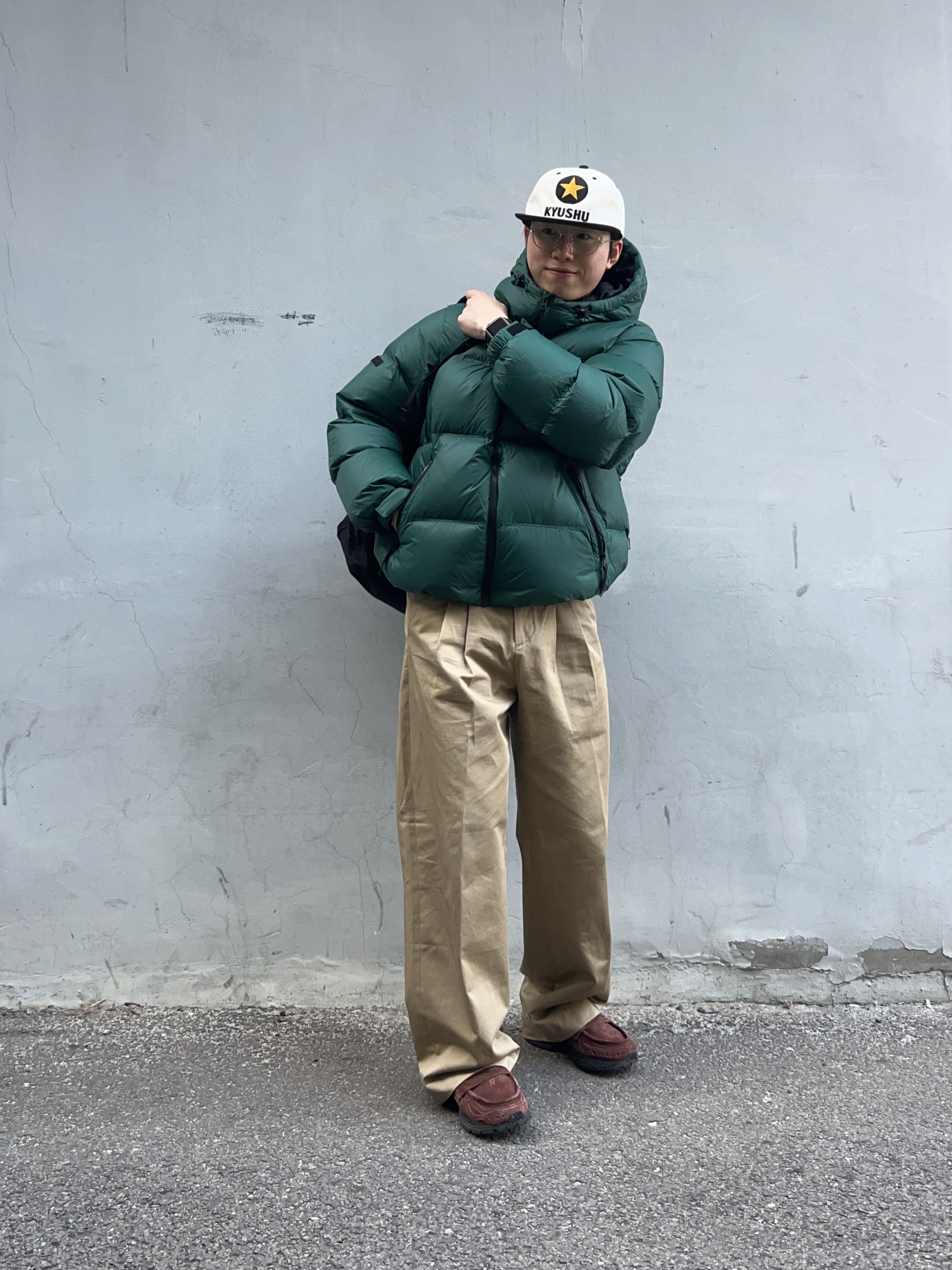 Aoiro KYUSHU Star ビール Cap, New Balance 1906L Rich Oak 착용 스타일 - 2