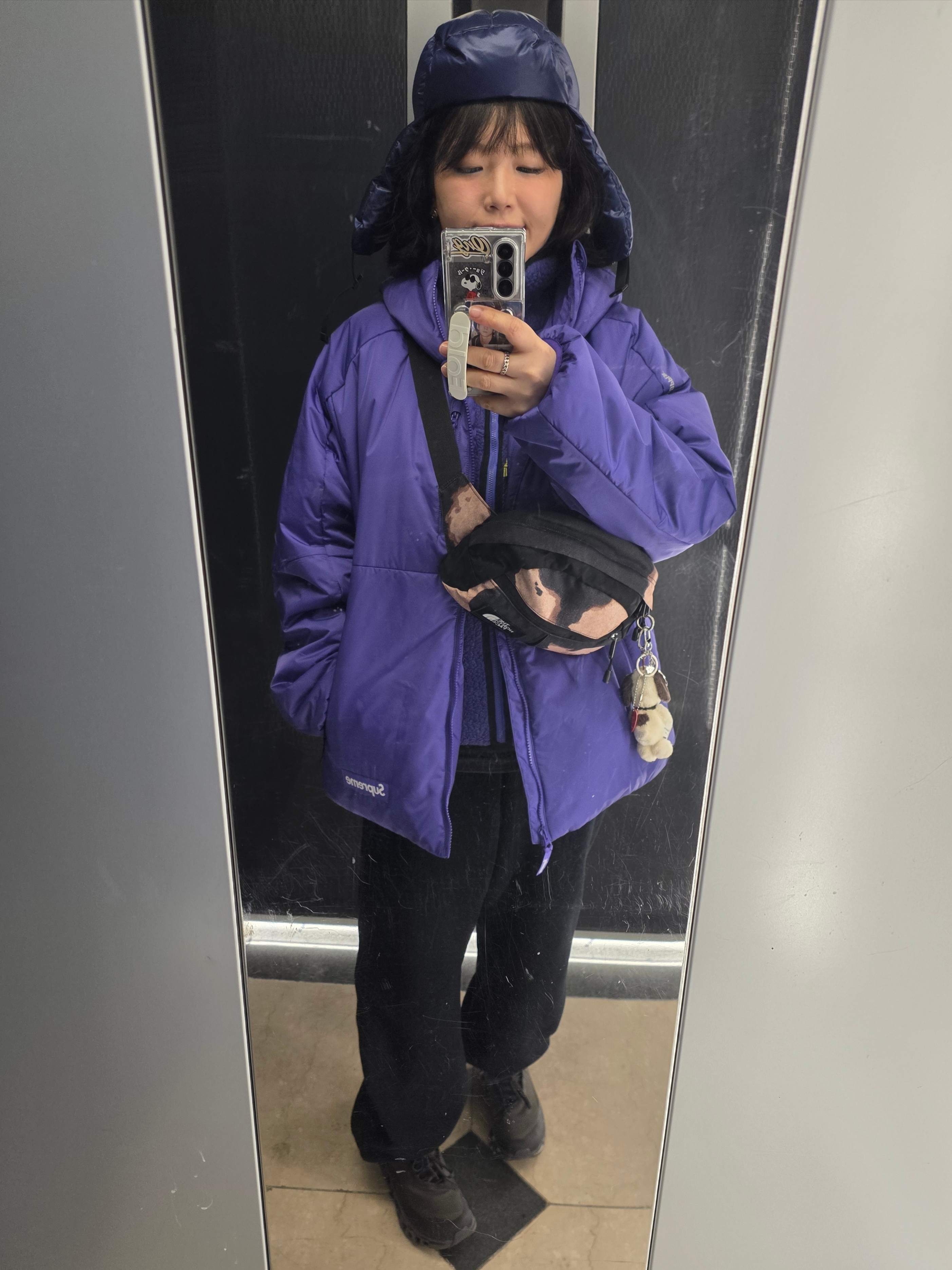 Nike ACG Arctic Wolf Vest Persian Violet Black - Asia, Supreme Windstopper Insulated Hooded Jacket Purple - 25SS 착용 스타일